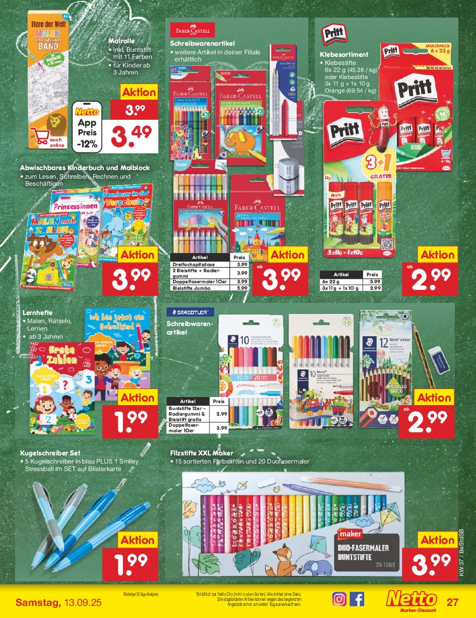 netto-marken-discount - Netto Marken Discount-Prospekt gültig vom 08.09. bis 13.09. - page: 39