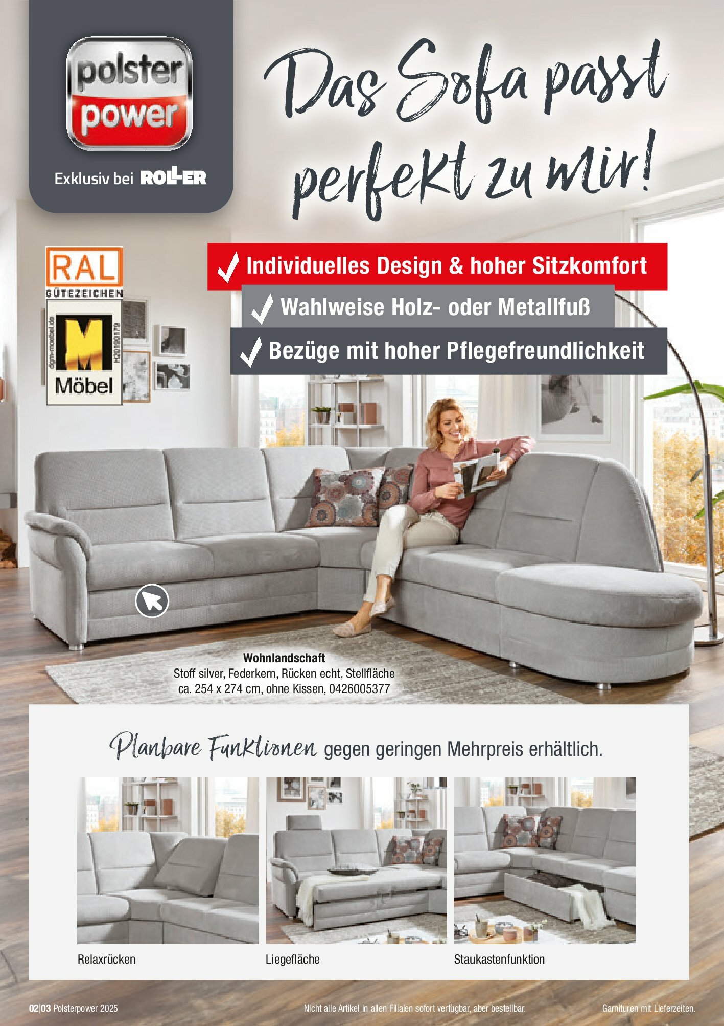 roller - ROLLER - Dein Traumsofa-Prospekt gültig vom 31.08. bis 31.12. - page: 2