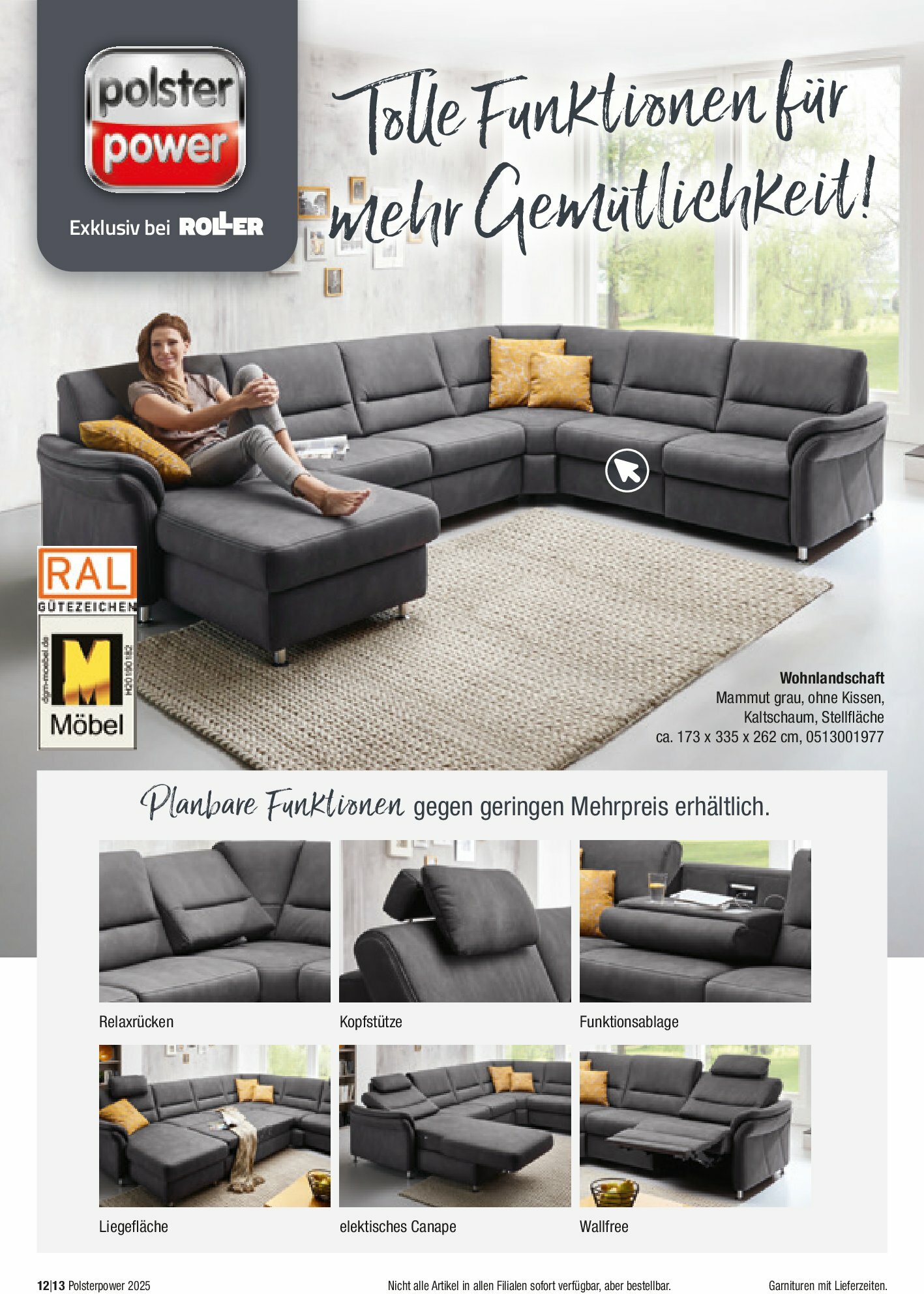 roller - ROLLER - Dein Traumsofa-Prospekt gültig vom 31.08. bis 31.12. - page: 12
