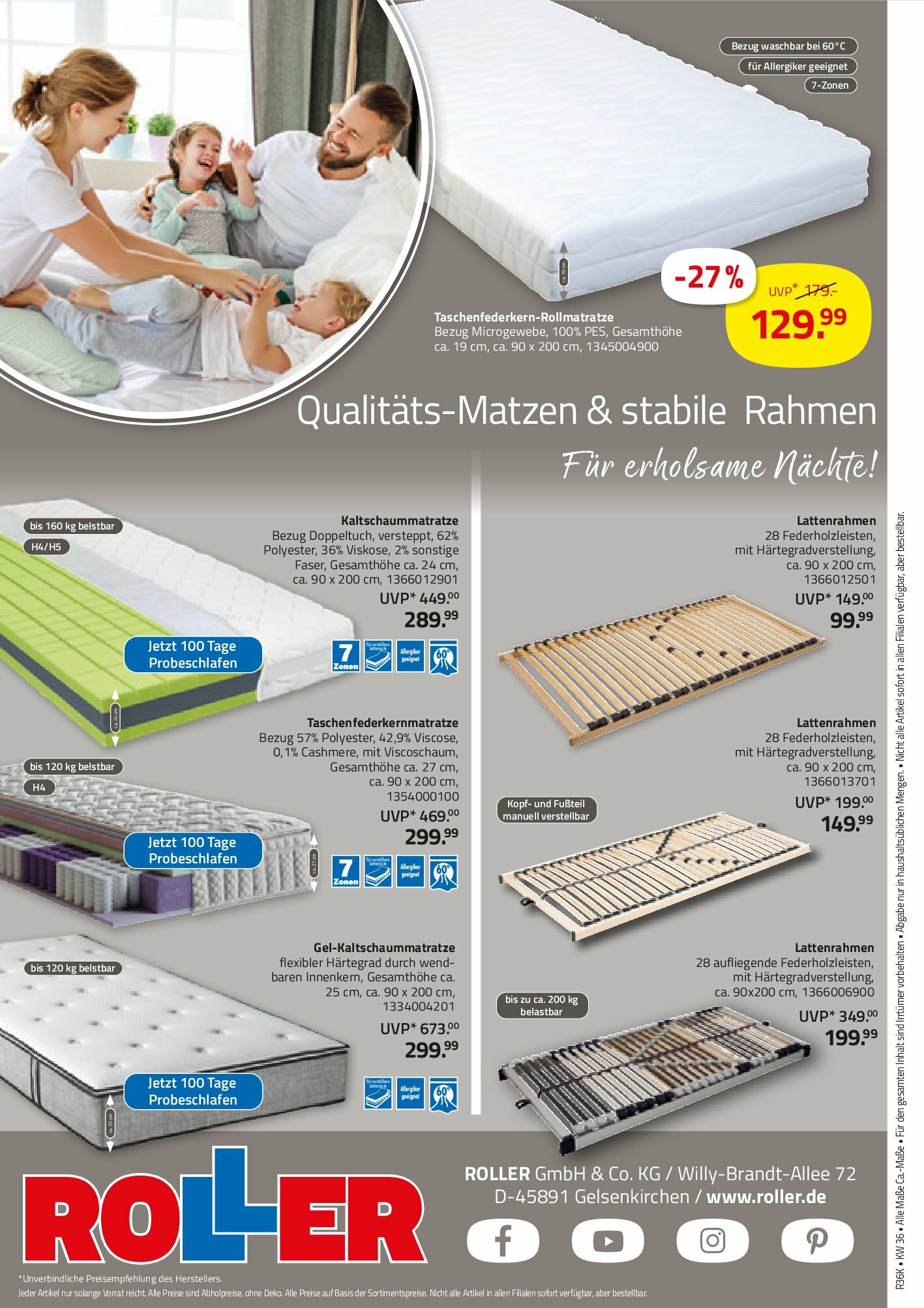 roller - ROLLER - Dein Bettmoment 2025-Prospekt gültig vom 31.08. bis 29.11. - page: 16
