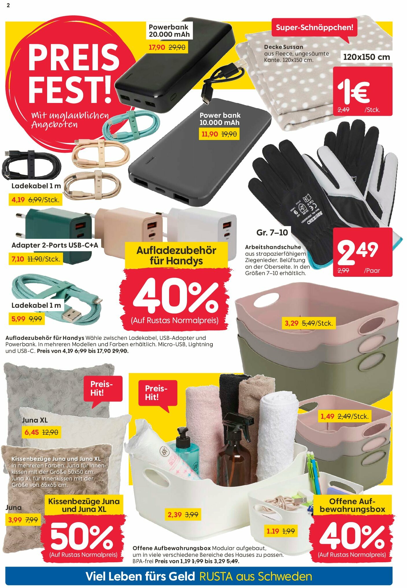 rusta - Rusta-Prospekt gültig vom 16.08. bis 22.08. - page: 2