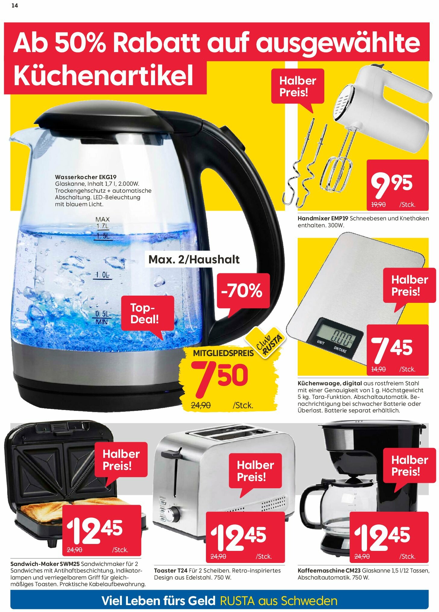 rusta - Rusta-Prospekt gültig vom 23.08. bis 29.08. - page: 14