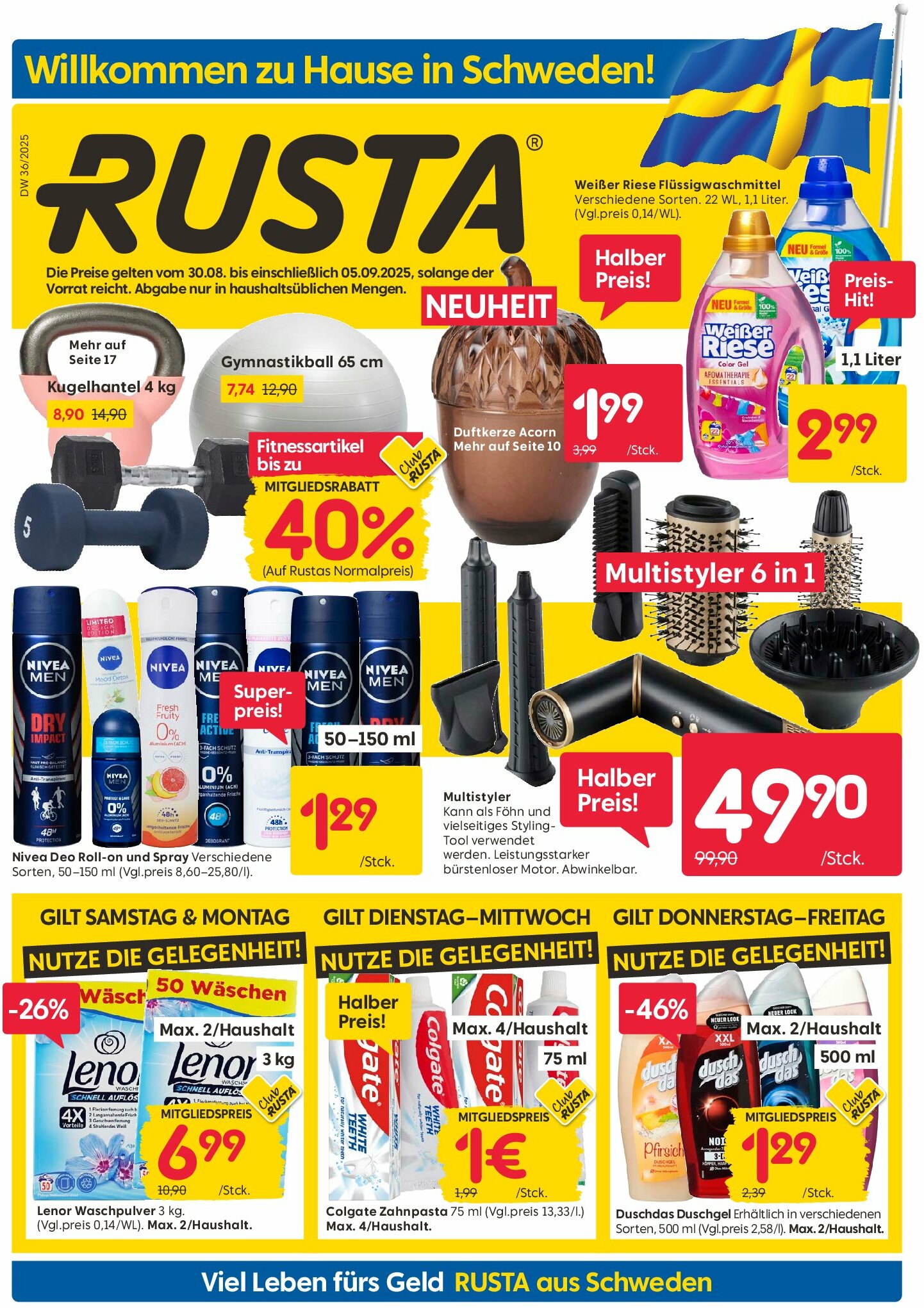 rusta - Rusta-Prospekt gültig vom 30.08. bis 05.09.