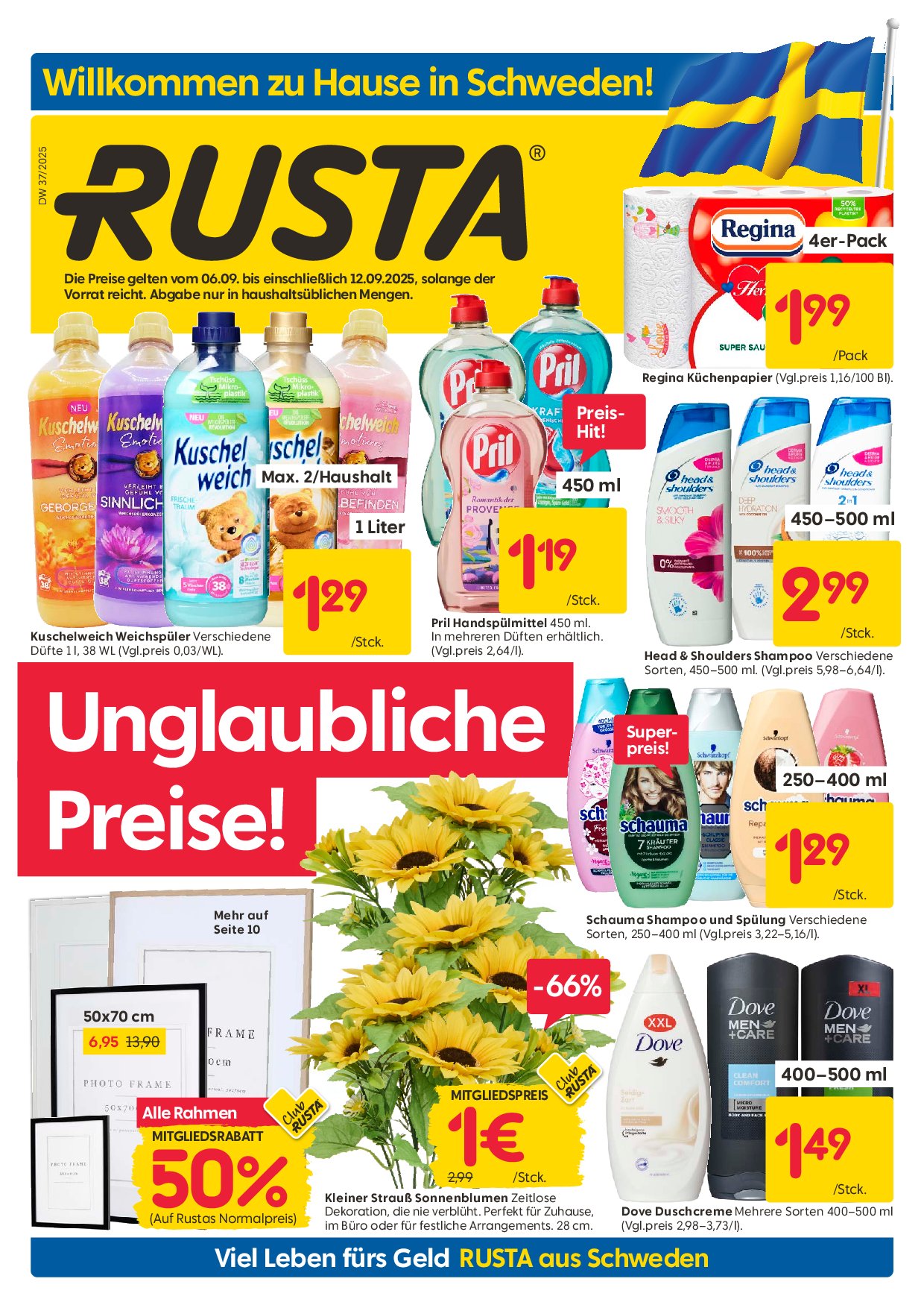 rusta - Rusta-Prospekt gültig vom 06.09. bis 12.09. - page: 1