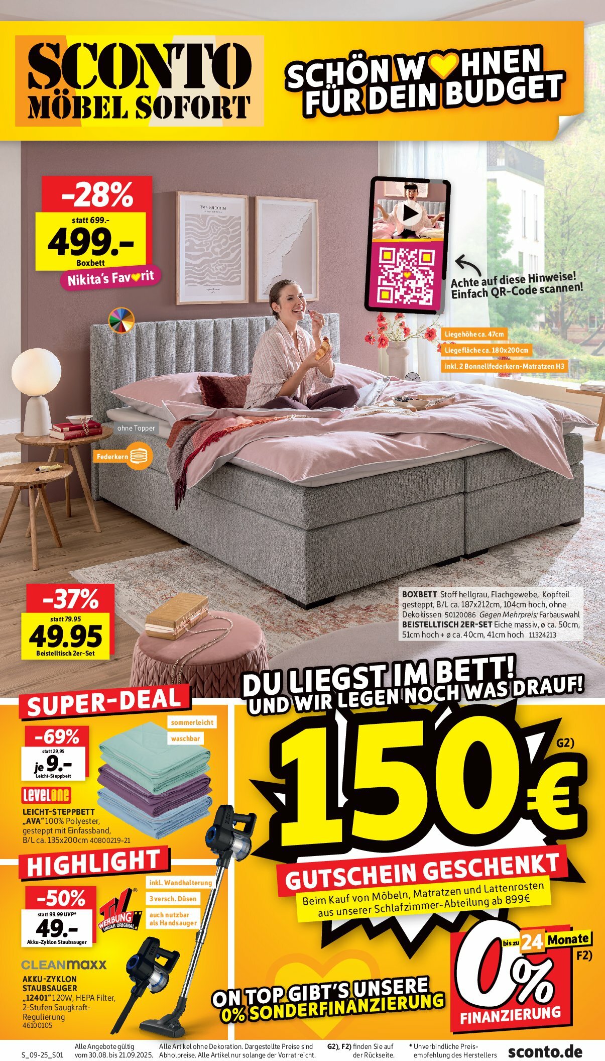 sconto - Sconto-Prospekt gültig vom 30.08. bis 21.09. - page: 1