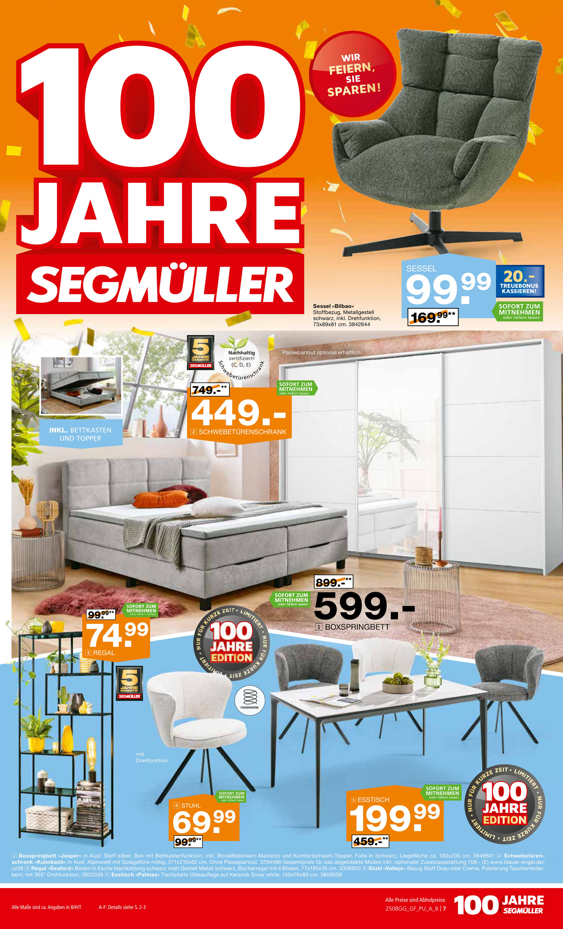 segmueller - SEGMÜLLER - 20 fach Treue Bonus-Prospekt gültig vom 10.08. bis 16.08. - page: 7