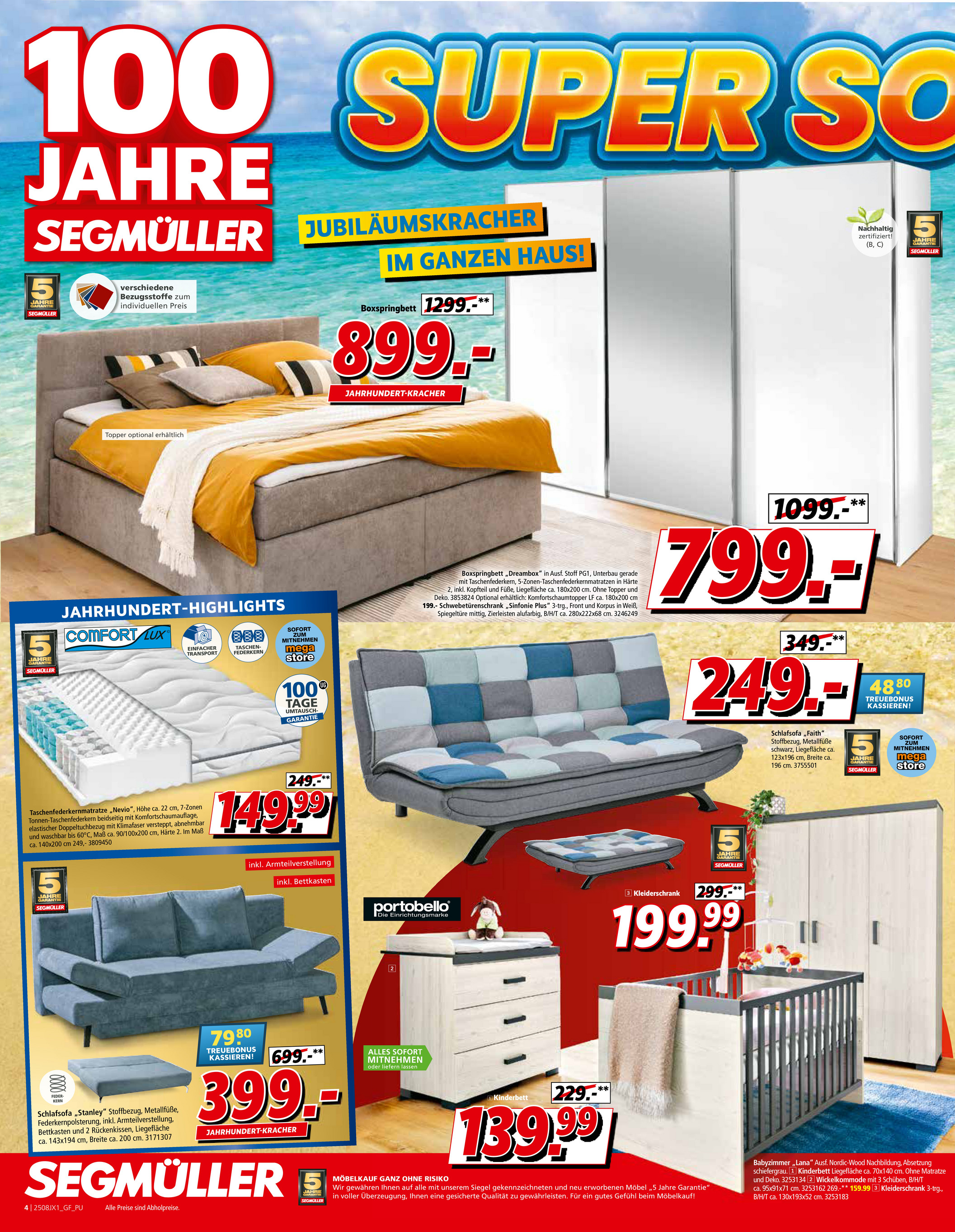 segmueller - SEGMÜLLER - Super Sommer-Prospekt gültig vom 10.08. bis 16.08. - page: 4