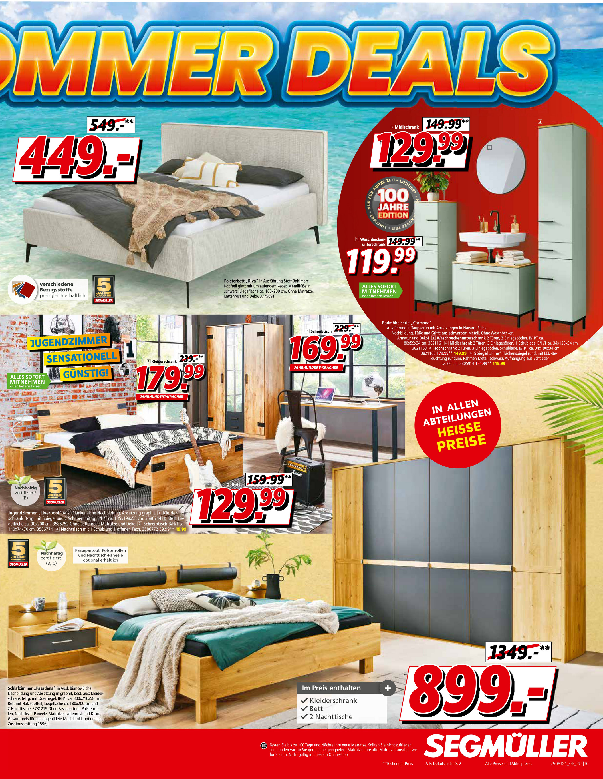 segmueller - SEGMÜLLER - Super Sommer-Prospekt gültig vom 10.08. bis 16.08. - page: 5