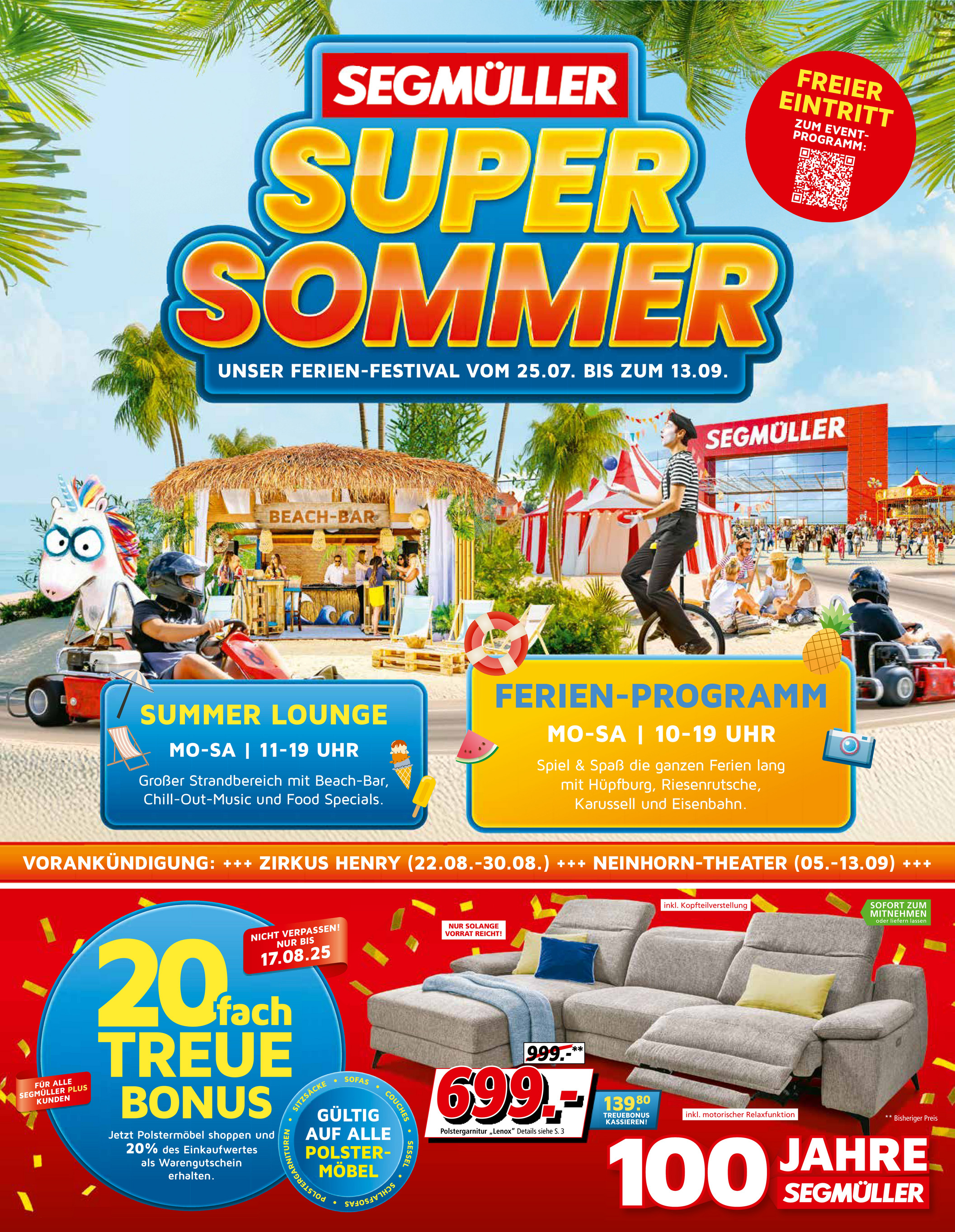 segmueller - SEGMÜLLER - Super Sommer-Prospekt gültig vom 10.08. bis 16.08.
