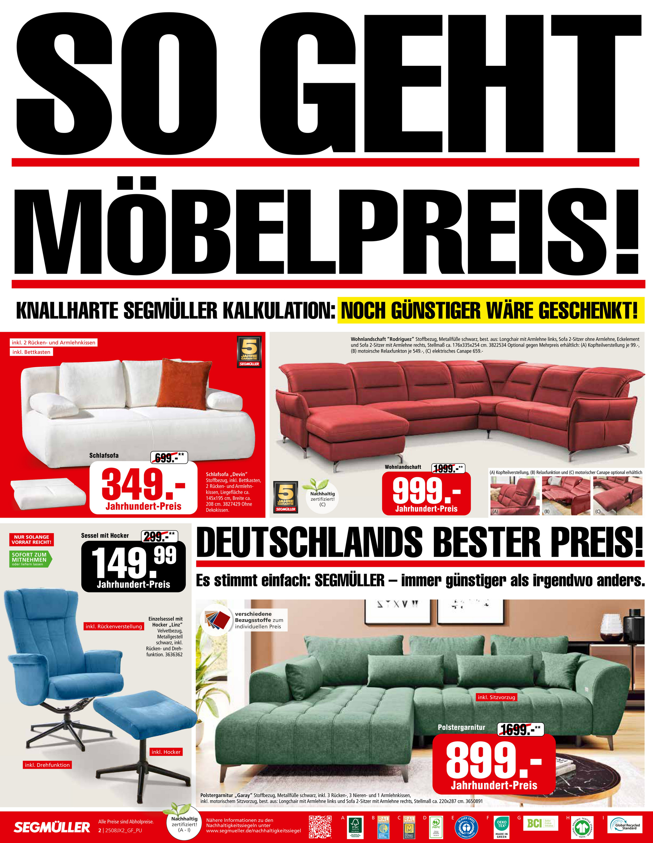 segmueller - SEGMÜLLER-Prospekt gültig vom 16.08. bis 30.08. - page: 2