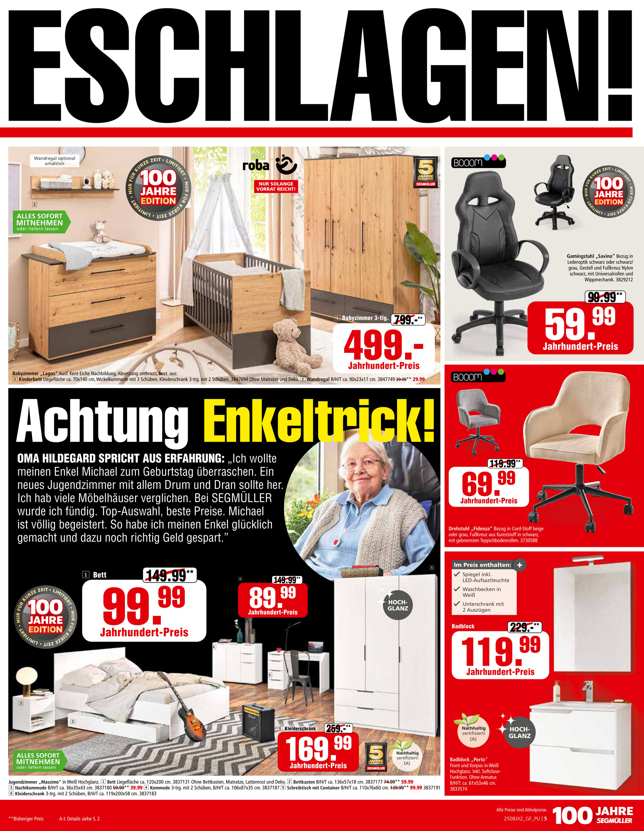 segmueller - SEGMÜLLER-Prospekt gültig vom 16.08. bis 30.08. - page: 5