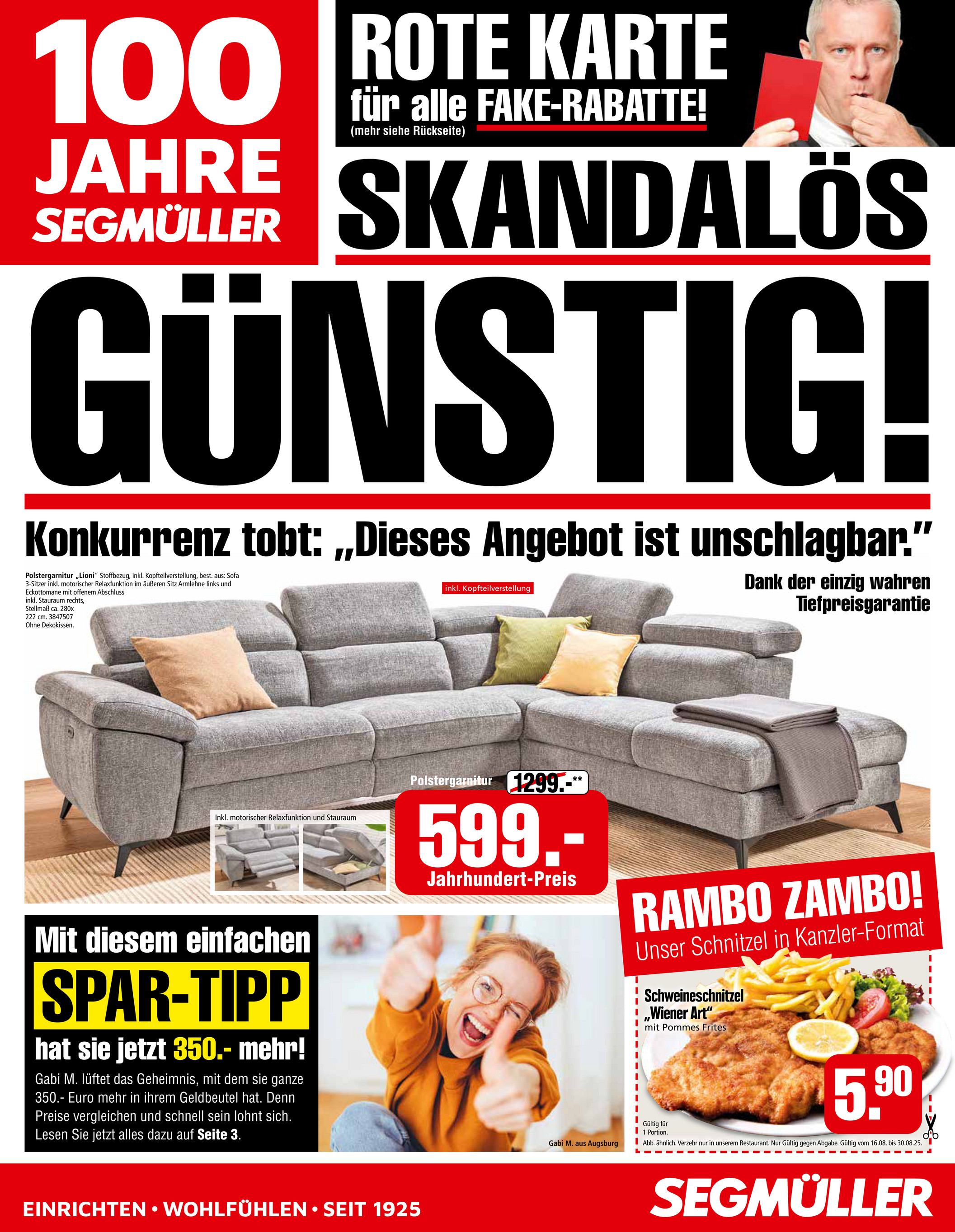 segmueller - SEGMÜLLER-Prospekt gültig vom 16.08. bis 30.08.