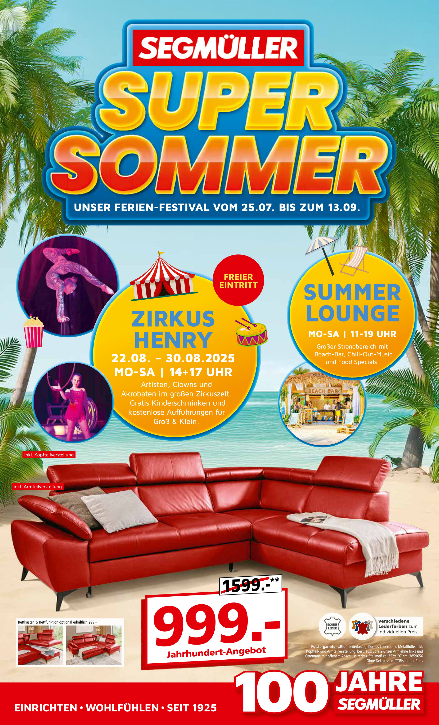 segmueller - SEGMÜLLER - Super Sommer-Prospekt gültig vom 17.08. bis 23.08.