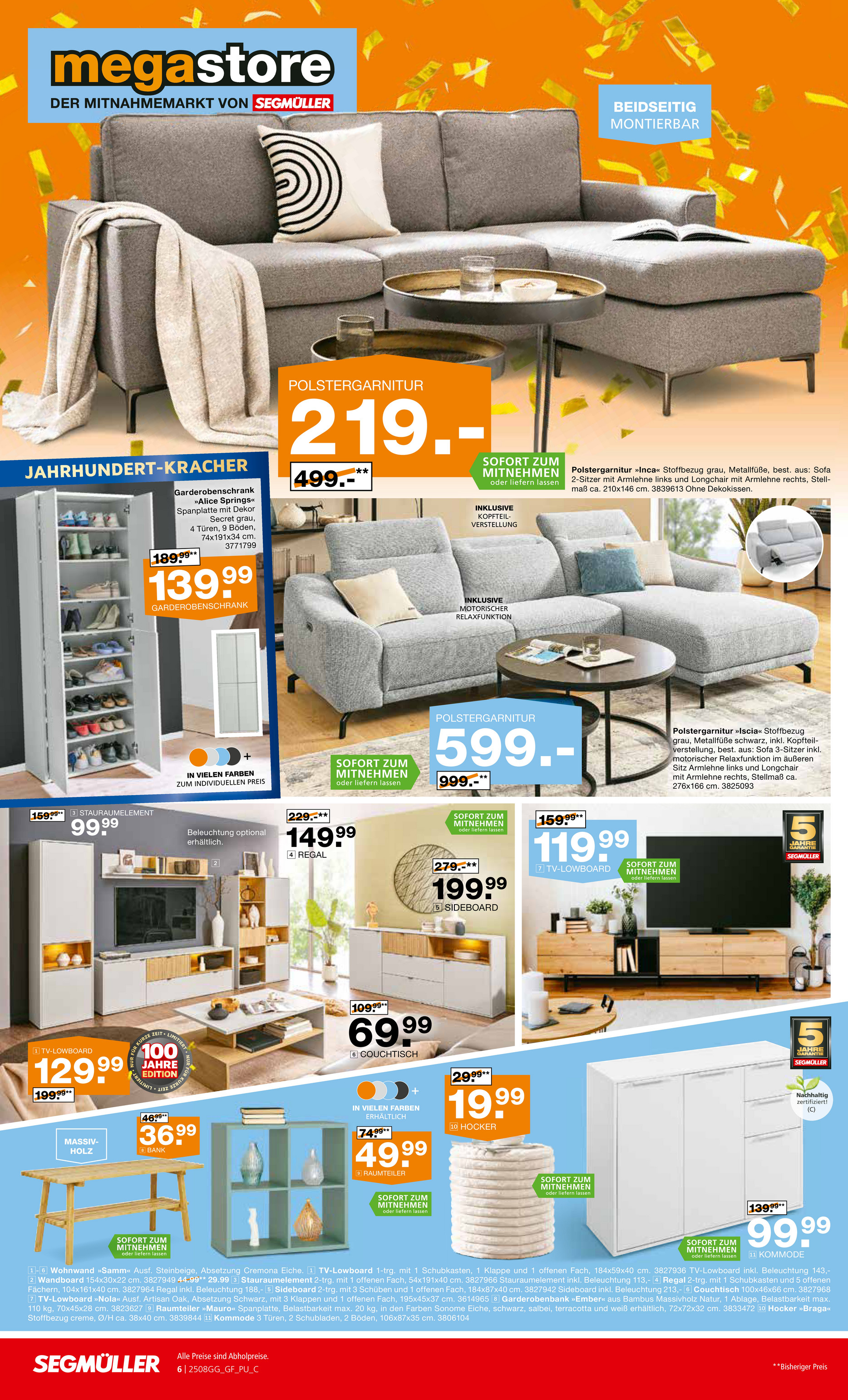 segmueller - SEGMÜLLER - Super Sommer-Prospekt gültig vom 17.08. bis 23.08. - page: 6