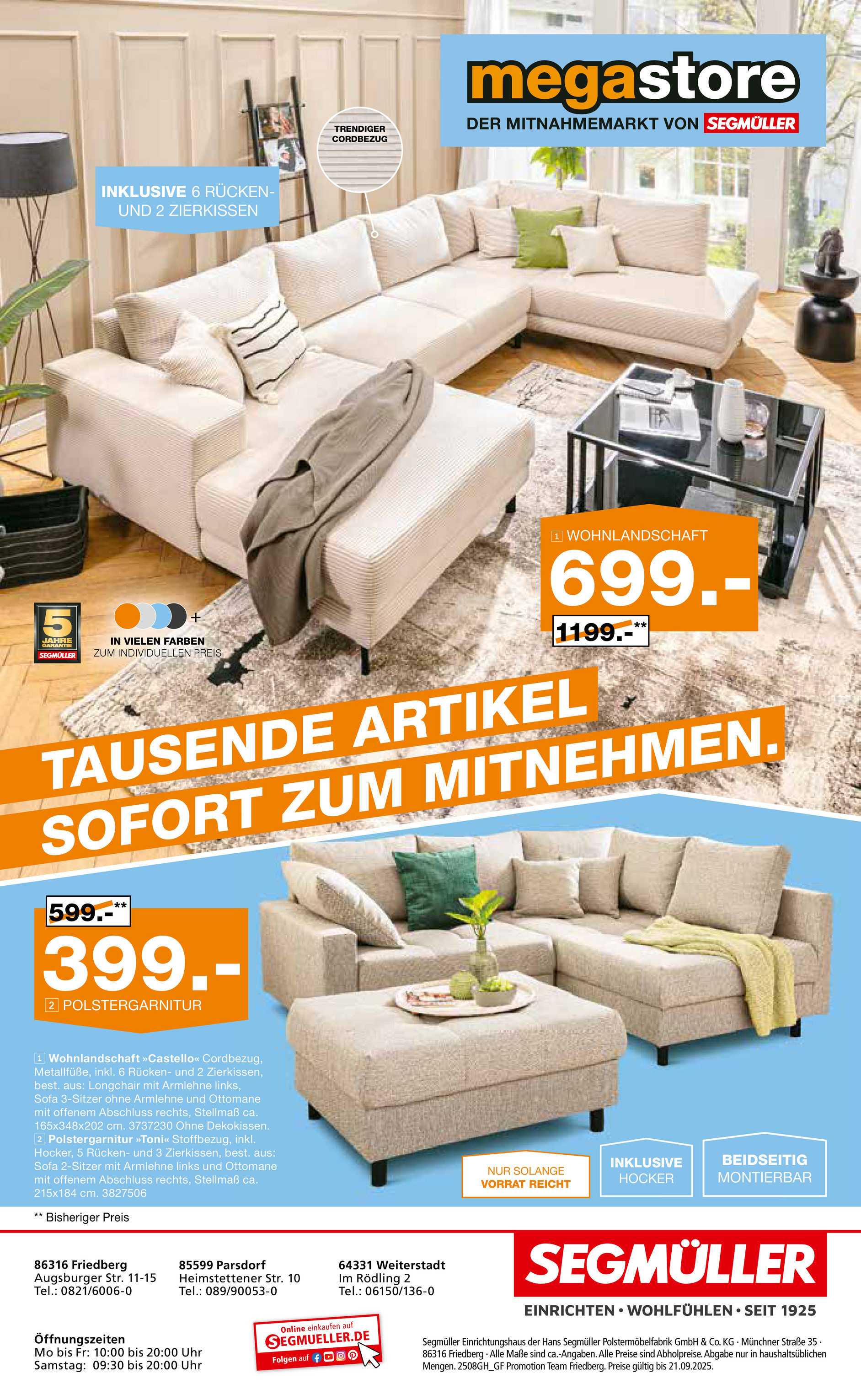 segmueller - SEGMÜLLER - Highlight Angebote-Prospekt gültig vom 23.08. bis 21.09. - page: 48