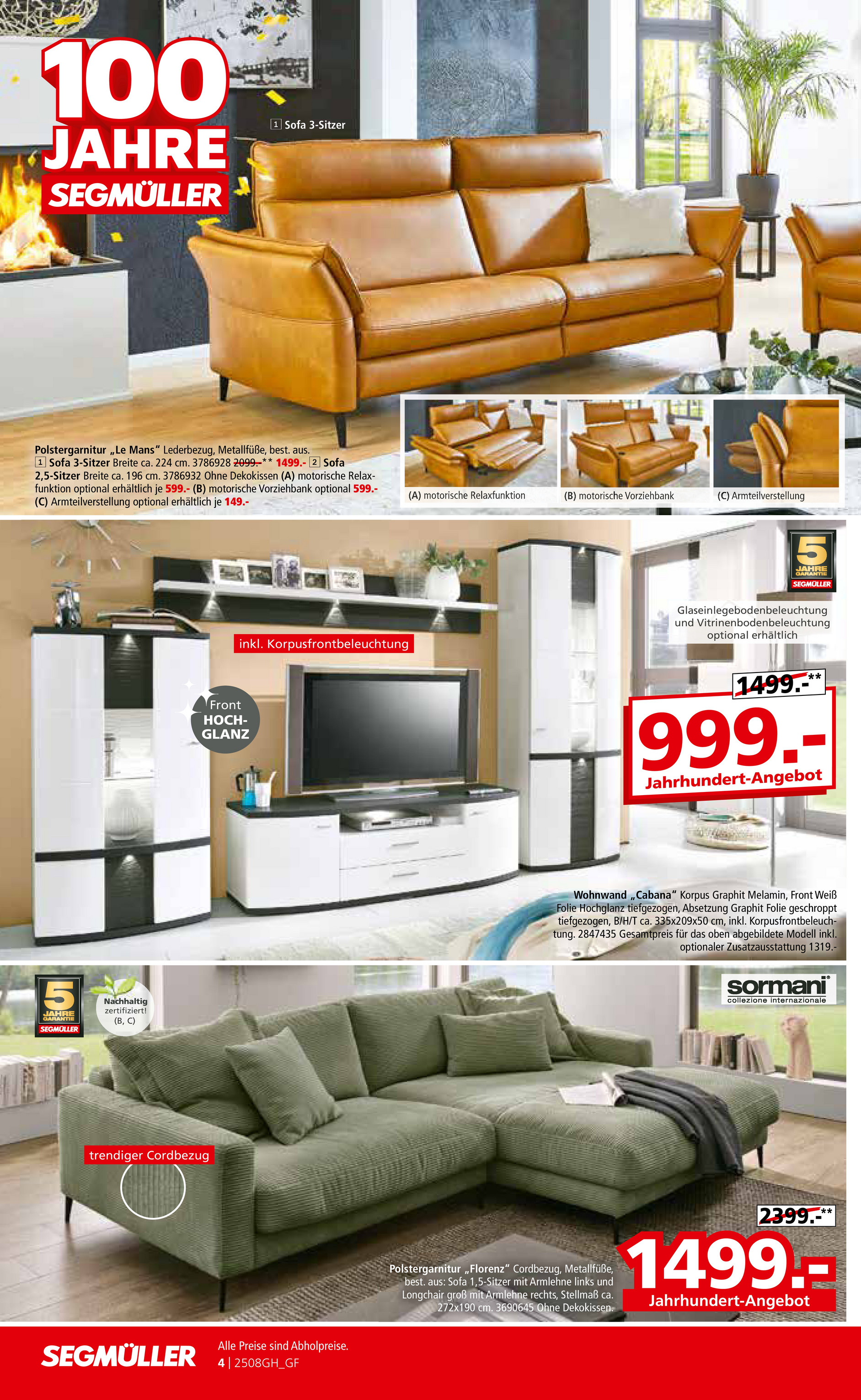 segmueller - SEGMÜLLER - Highlight Angebote-Prospekt gültig vom 23.08. bis 21.09. - page: 4