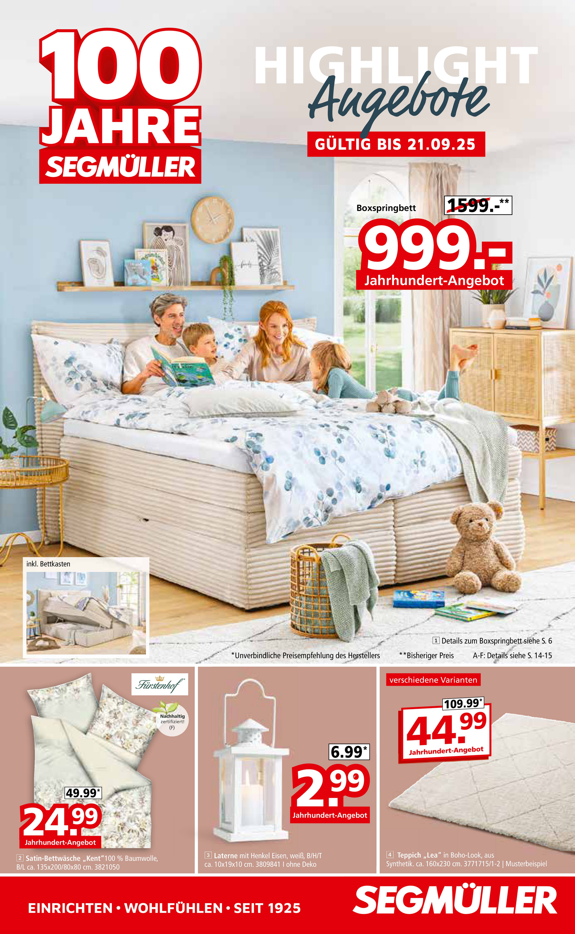 segmueller - SEGMÜLLER - Highlight Angebote-Prospekt gültig vom 23.08. bis 21.09.