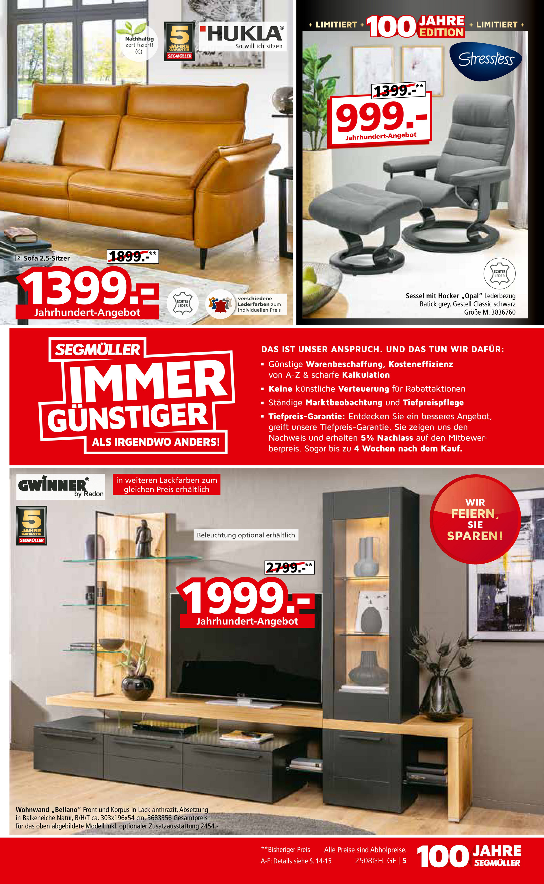 segmueller - SEGMÜLLER - Highlight Angebote-Prospekt gültig vom 23.08. bis 21.09. - page: 5