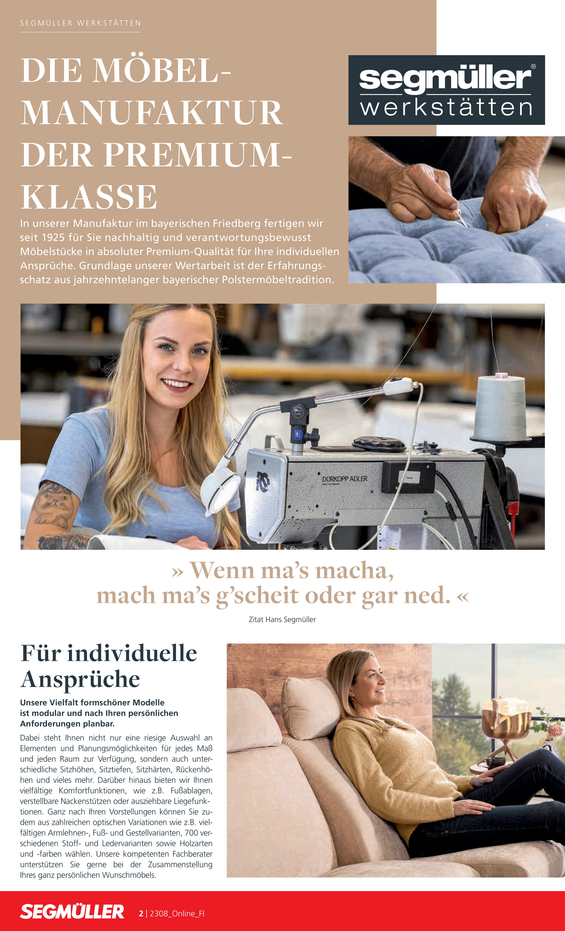 segmueller - SEGMÜLLER - Highlight Angebote-Prospekt gültig vom 23.08. bis 21.09. - page: 16