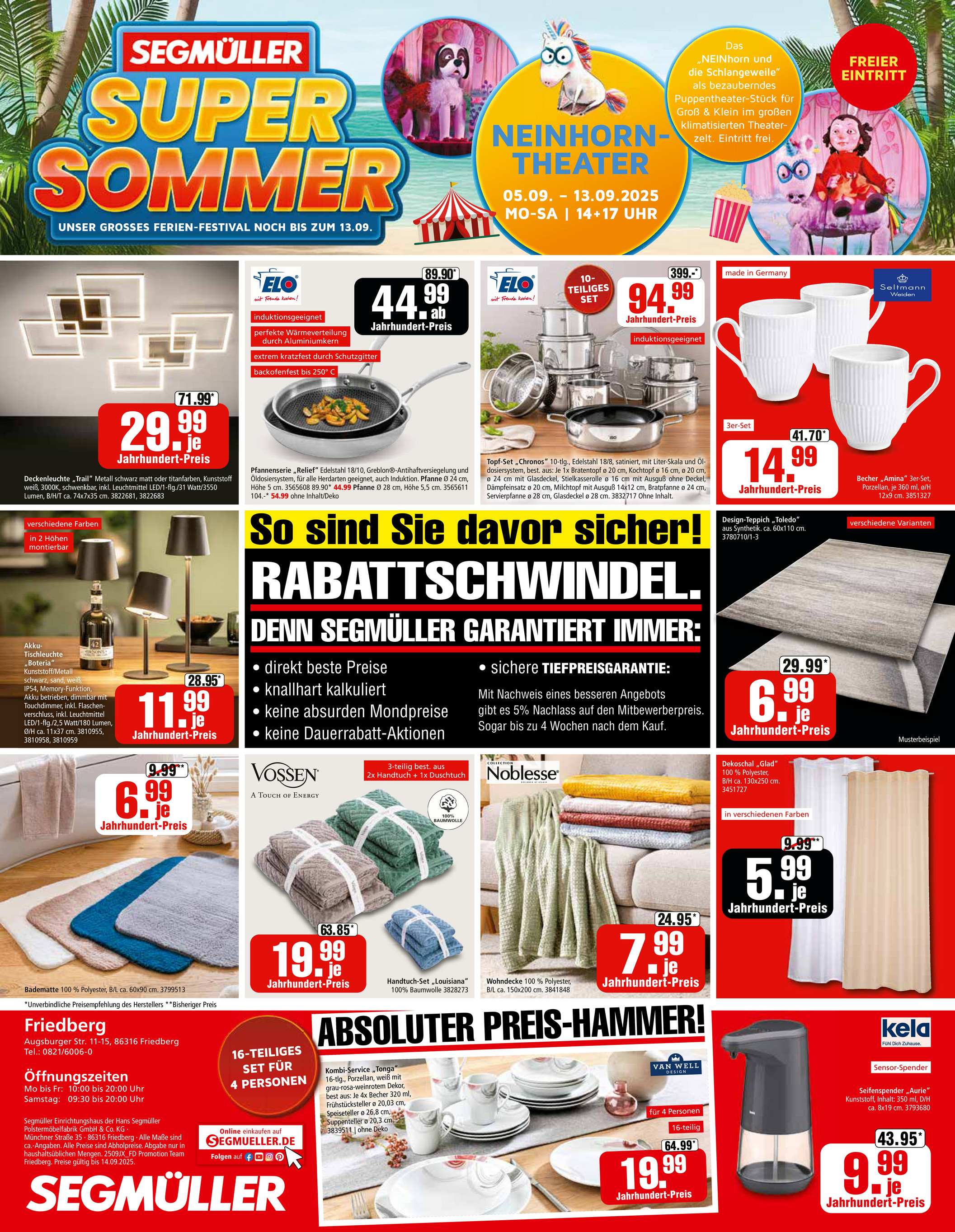 segmueller - SEGMÜLLER-Prospekt gültig vom 30.08. bis 14.09. - page: 6