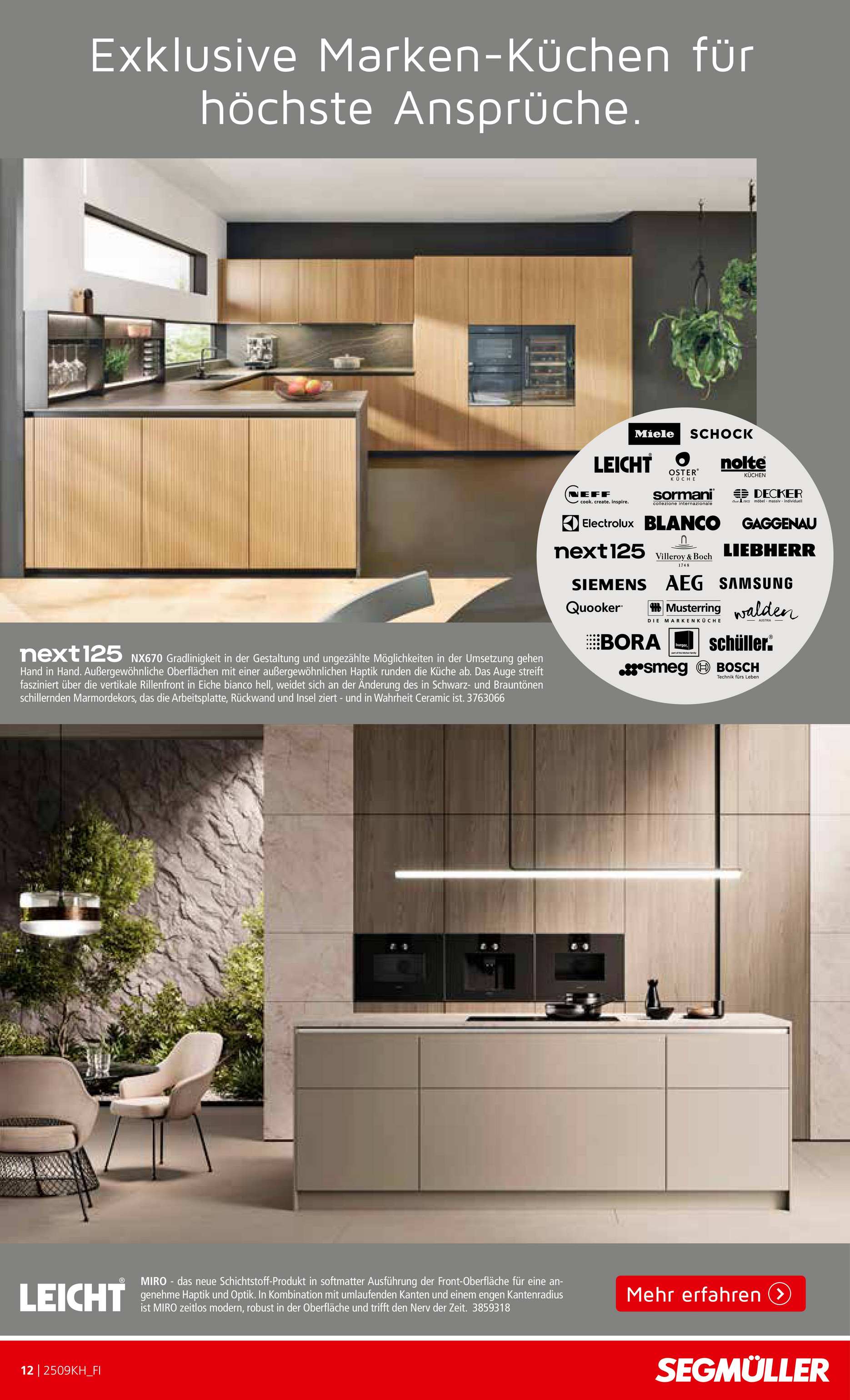 segmueller - SEGMÜLLER - Küchen Spezial-Prospekt gültig vom 30.08. bis 04.10. - page: 12