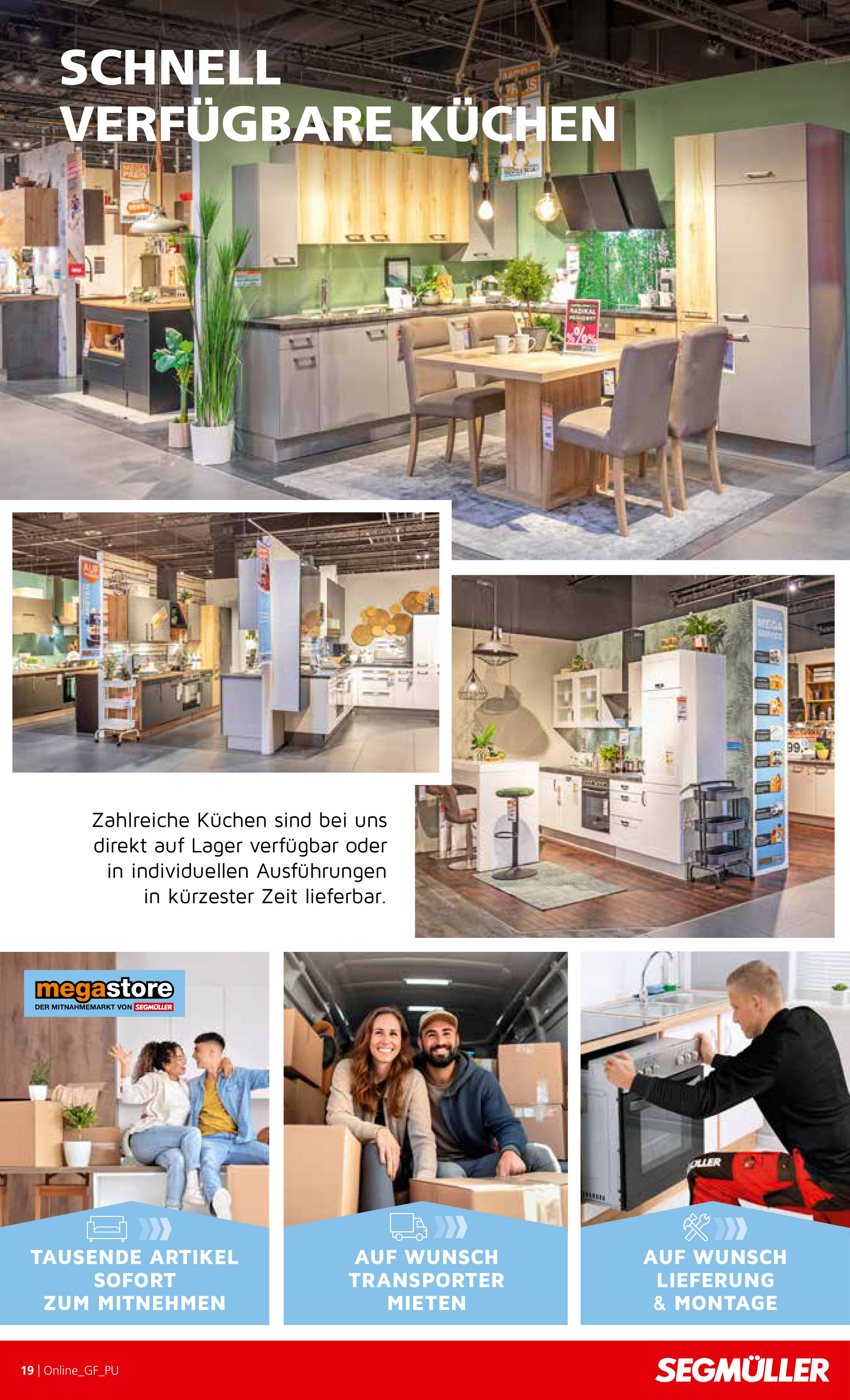 segmueller - SEGMÜLLER - Küchen Spezial-Prospekt gültig vom 30.08. bis 04.10. - page: 19