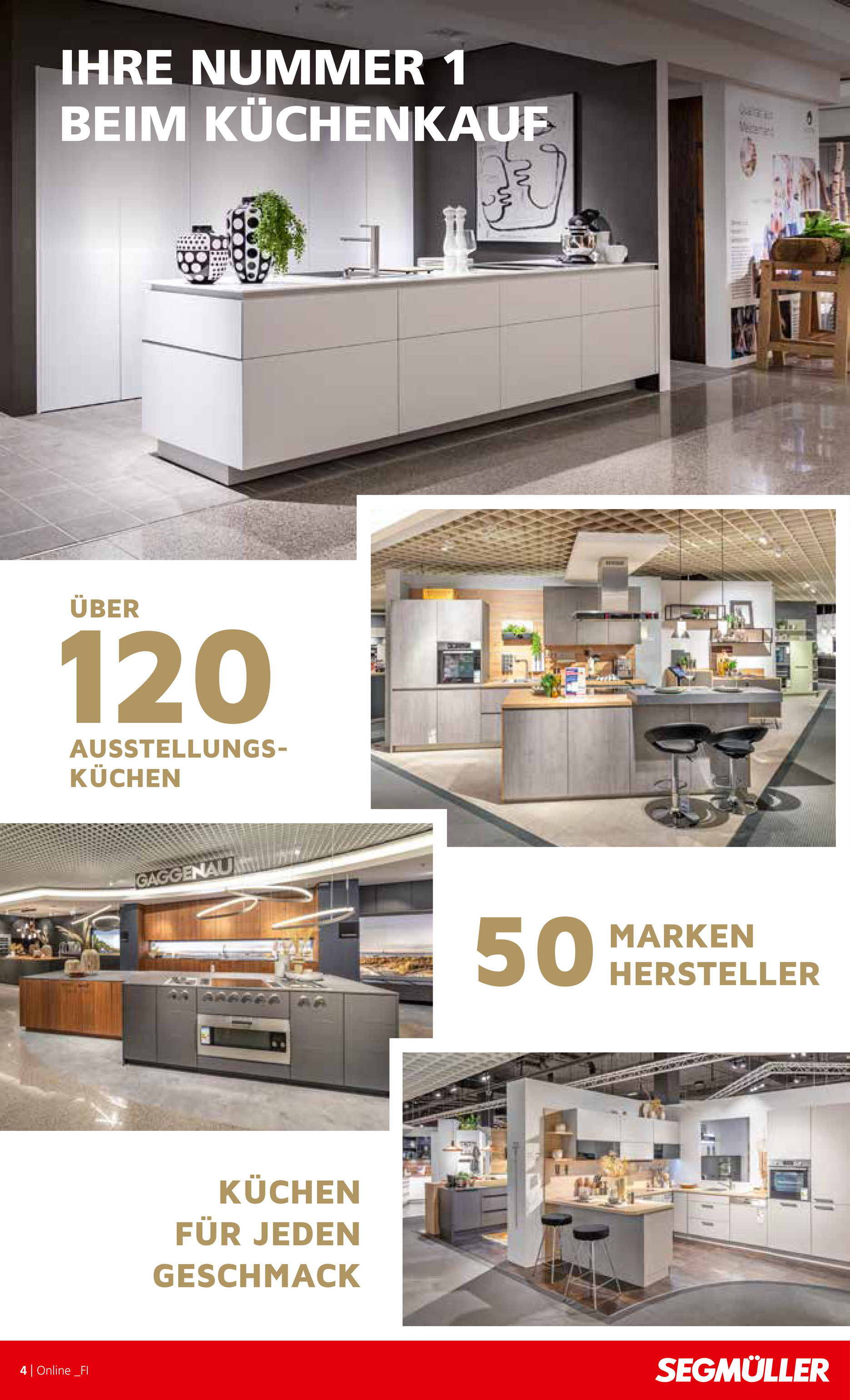 segmueller - SEGMÜLLER - Küchen Spezial-Prospekt gültig vom 30.08. bis 04.10. - page: 4