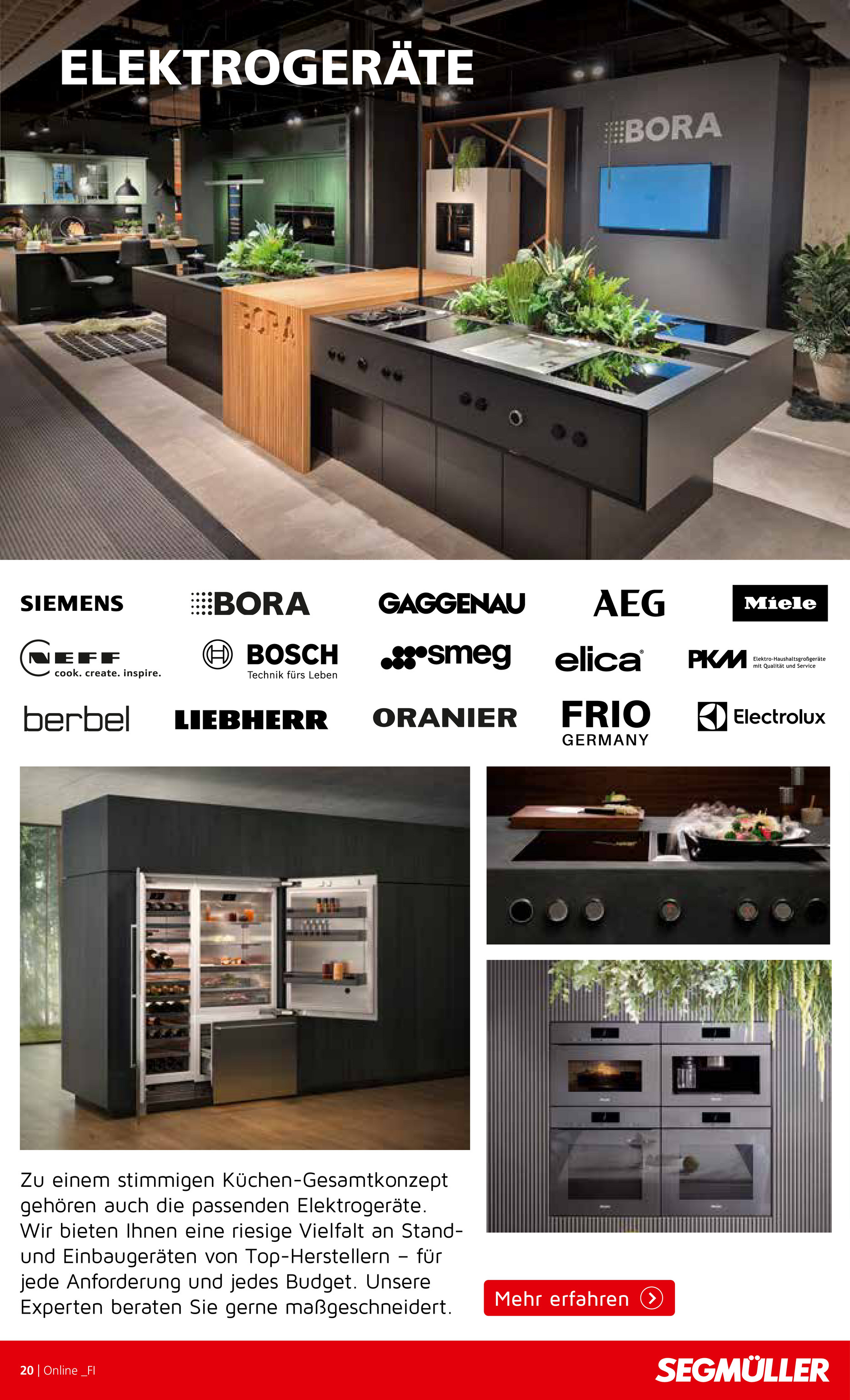 segmueller - SEGMÜLLER - Küchen Spezial-Prospekt gültig vom 30.08. bis 04.10. - page: 20