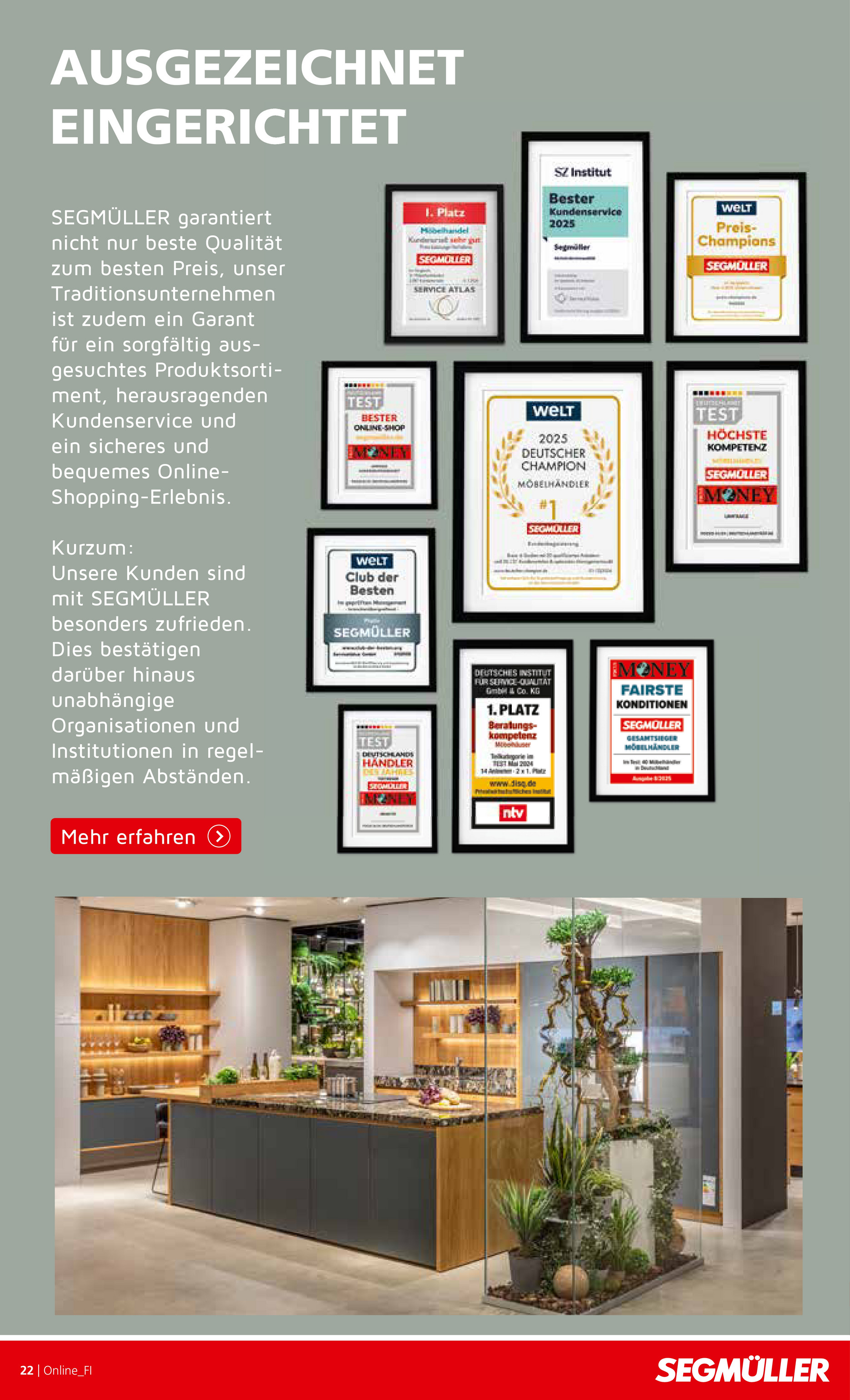 segmueller - SEGMÜLLER - Küchen Spezial-Prospekt gültig vom 30.08. bis 04.10. - page: 22