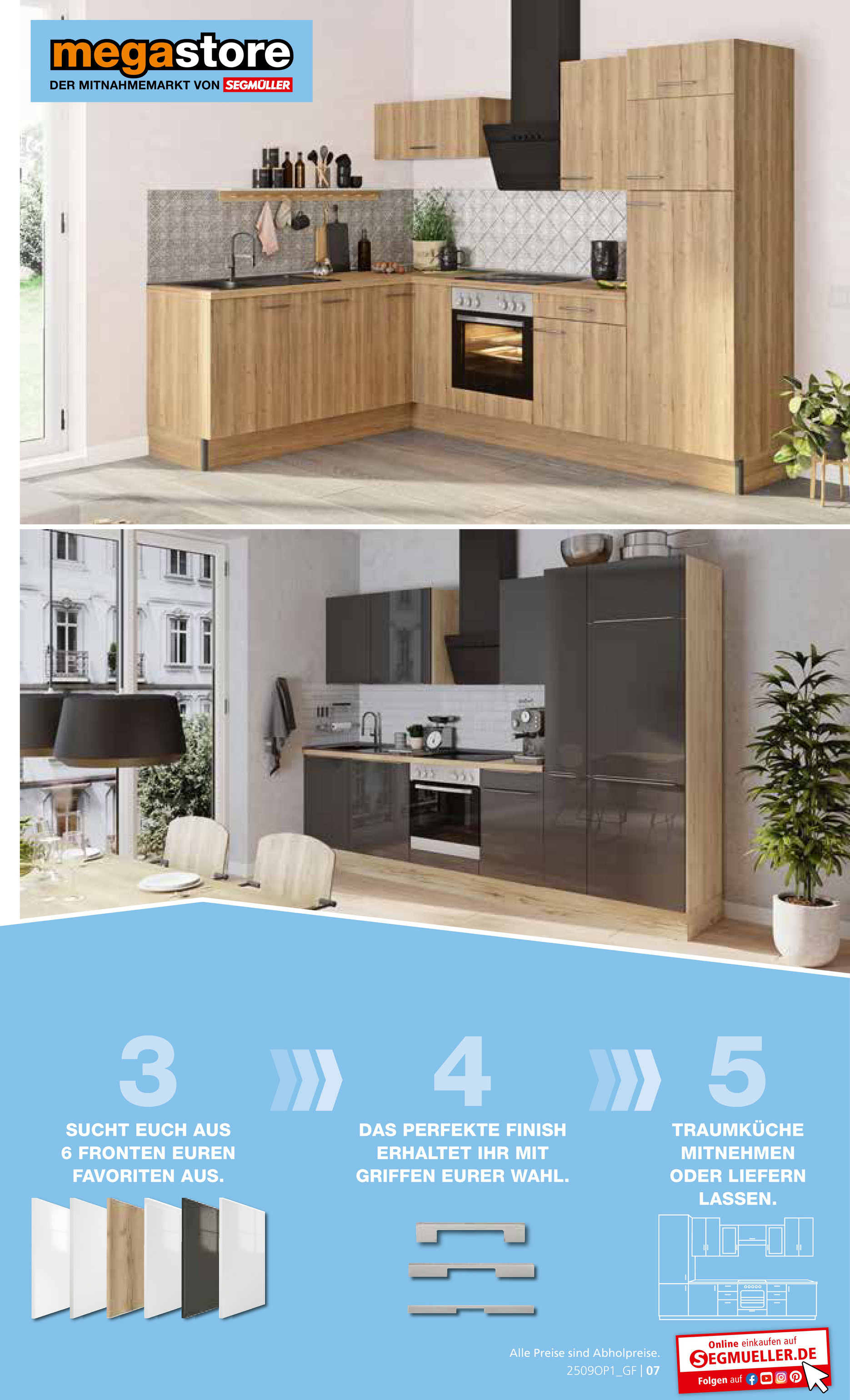 segmueller - SEGMÜLLER - Moderne Küchen Mega Günstig-Prospekt gültig vom 01.09. bis 05.10. - page: 7