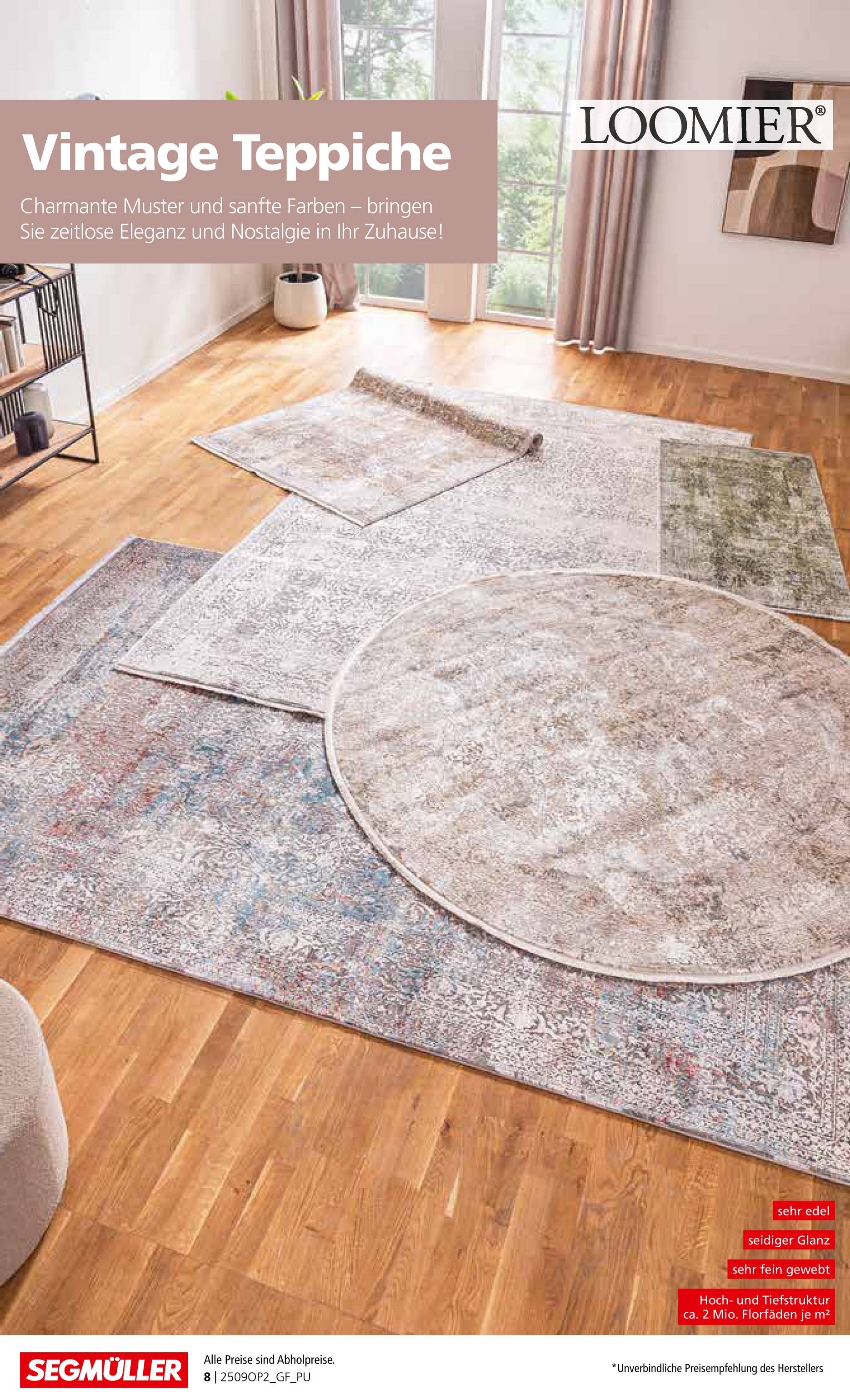 segmueller - SEGMÜLLER - Teppich Spezial-Prospekt gültig vom 01.09. bis 30.11. - page: 8