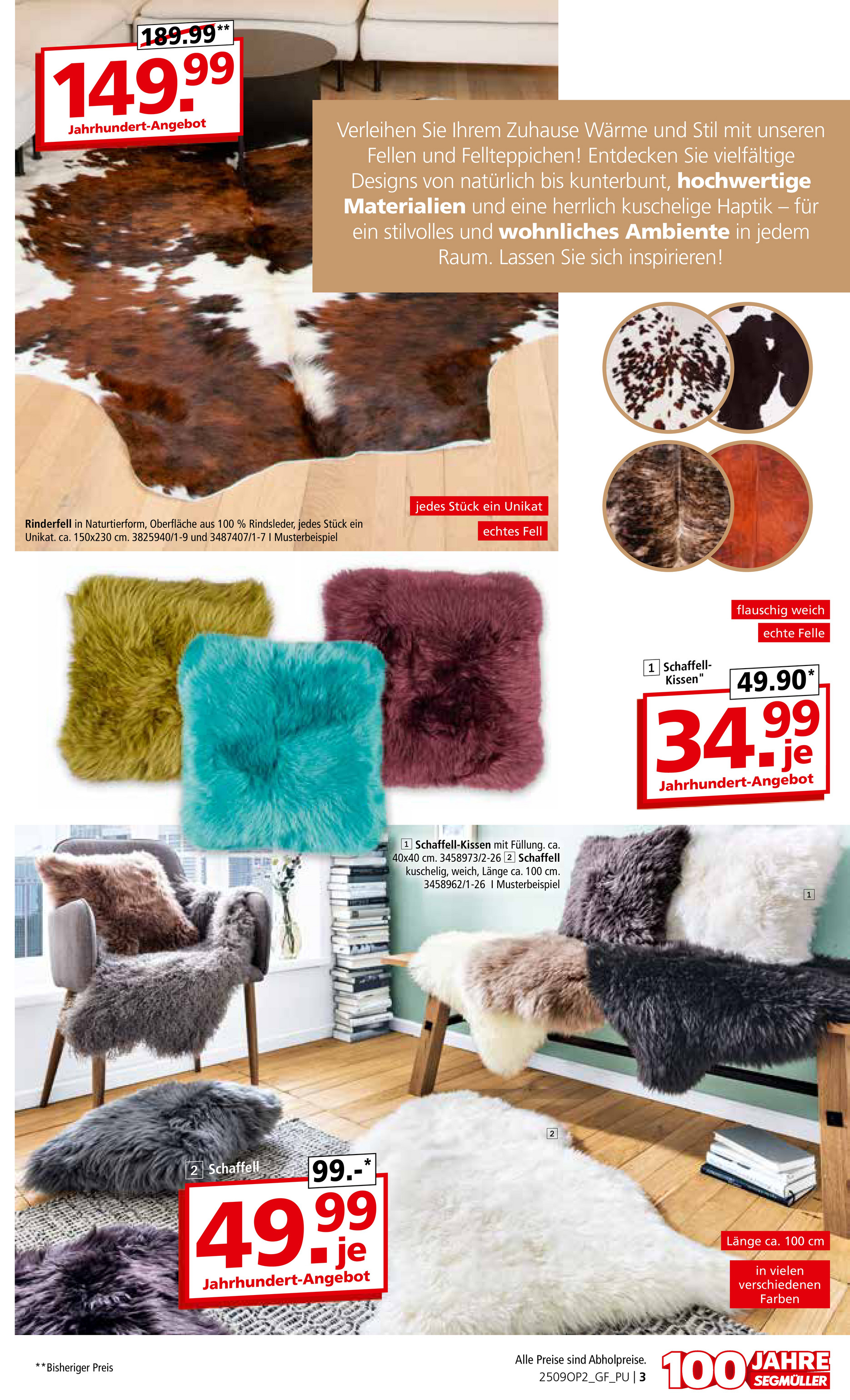 segmueller - SEGMÜLLER - Teppich Spezial-Prospekt gültig vom 01.09. bis 30.11. - page: 3