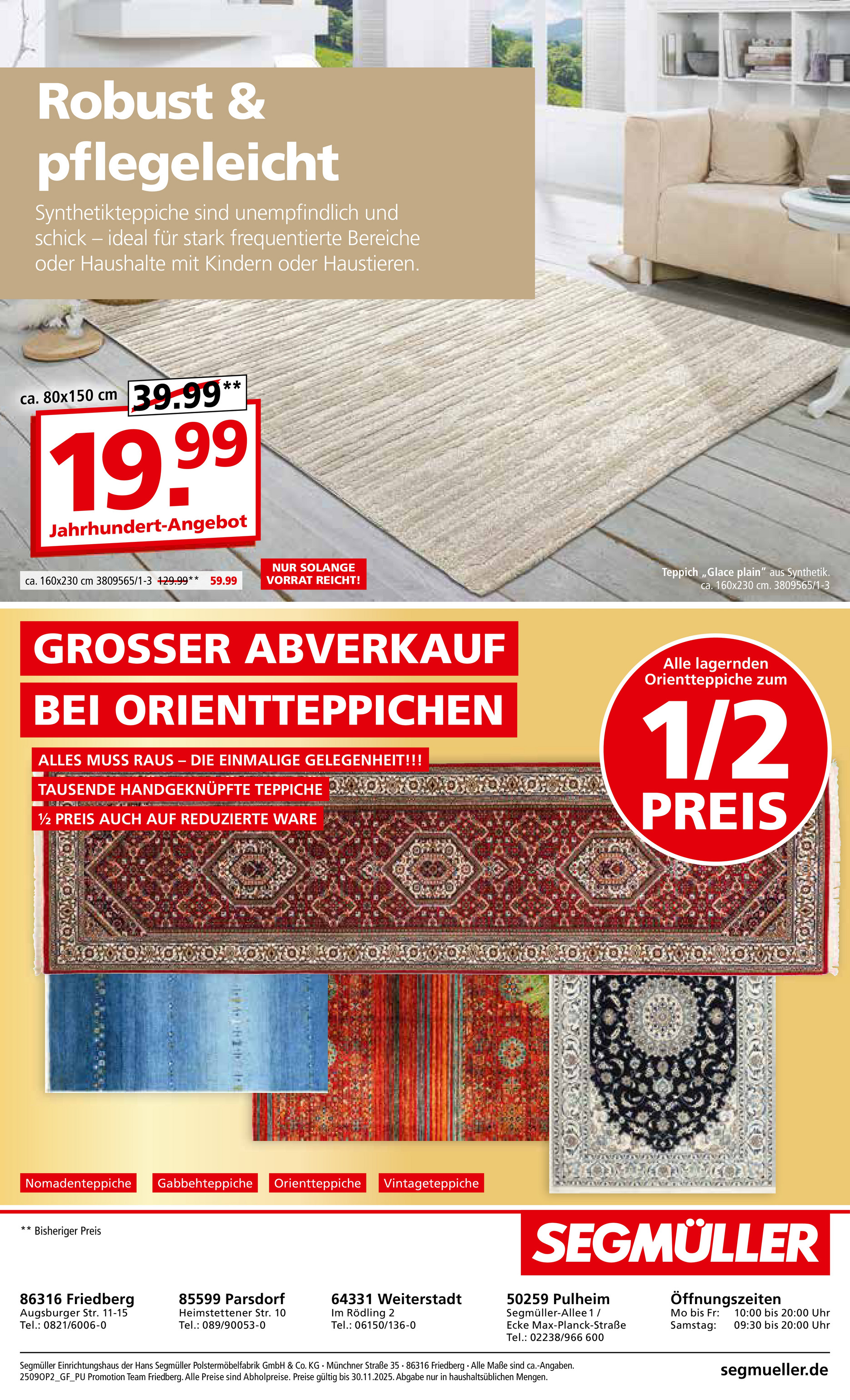 segmueller - SEGMÜLLER - Teppich Spezial-Prospekt gültig vom 01.09. bis 30.11. - page: 20