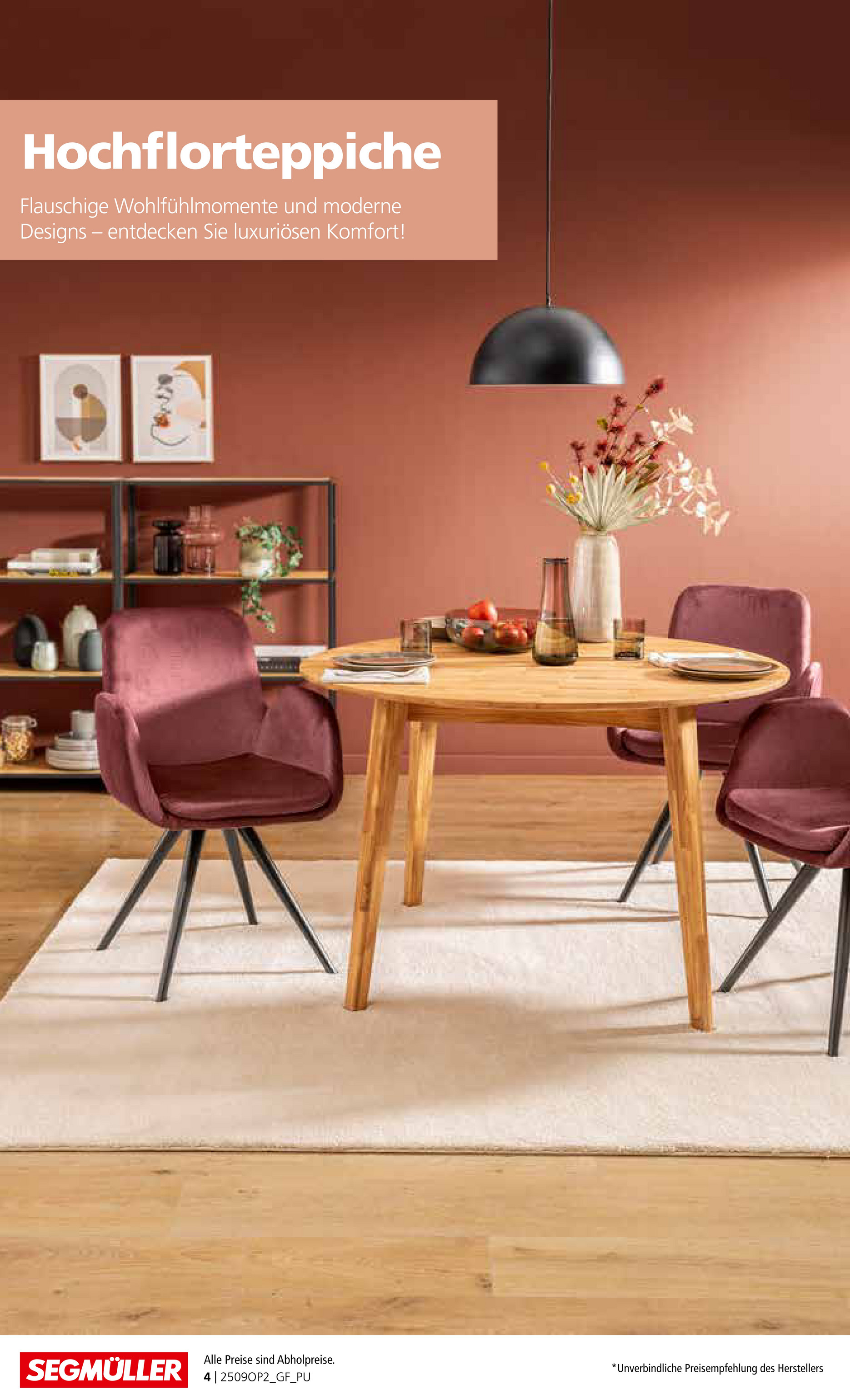 segmueller - SEGMÜLLER - Teppich Spezial-Prospekt gültig vom 01.09. bis 30.11. - page: 4