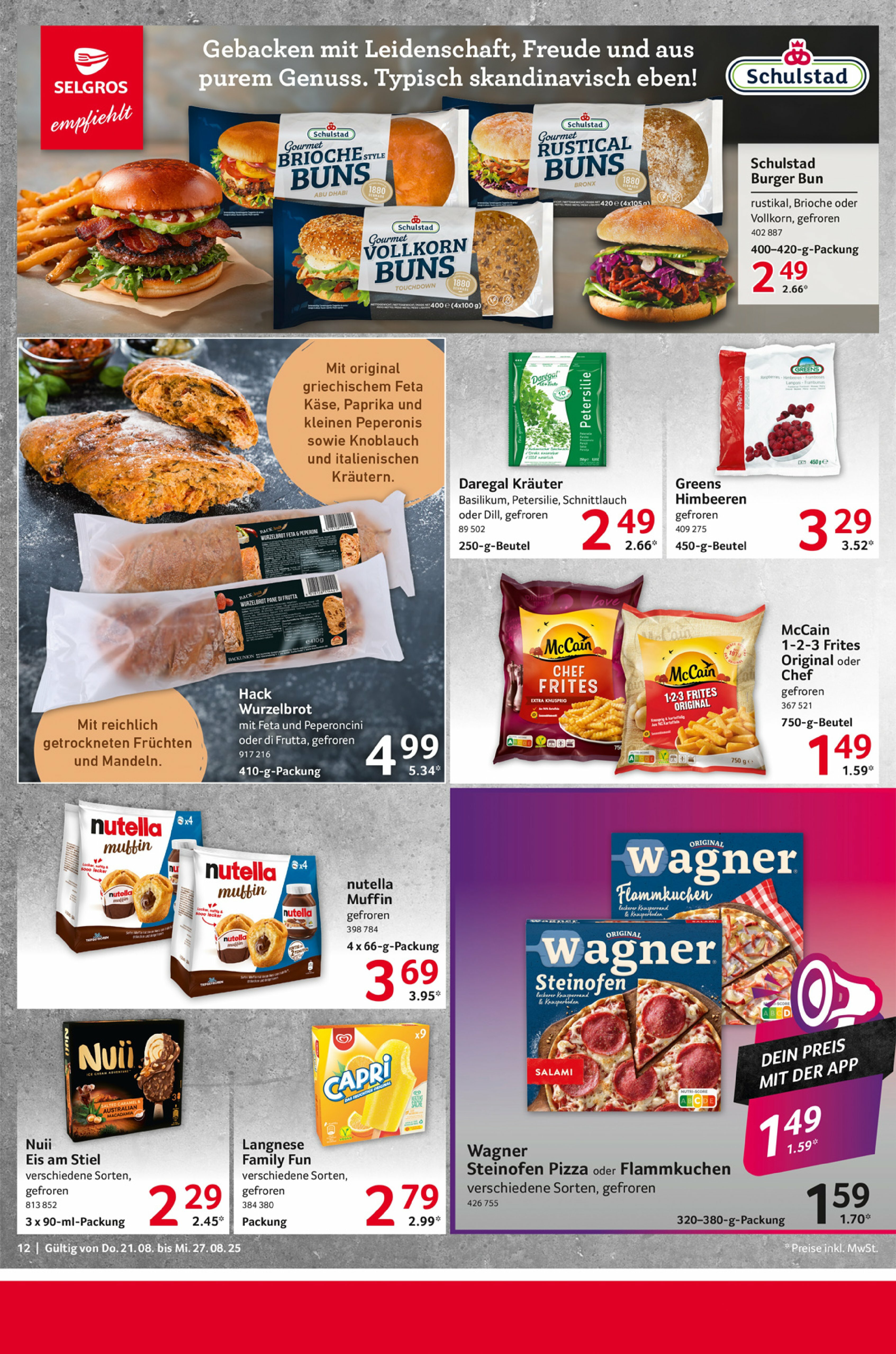 selgros - Selgros - Food-Prospekt gültig vom 21.08. bis 27.08. - page: 12
