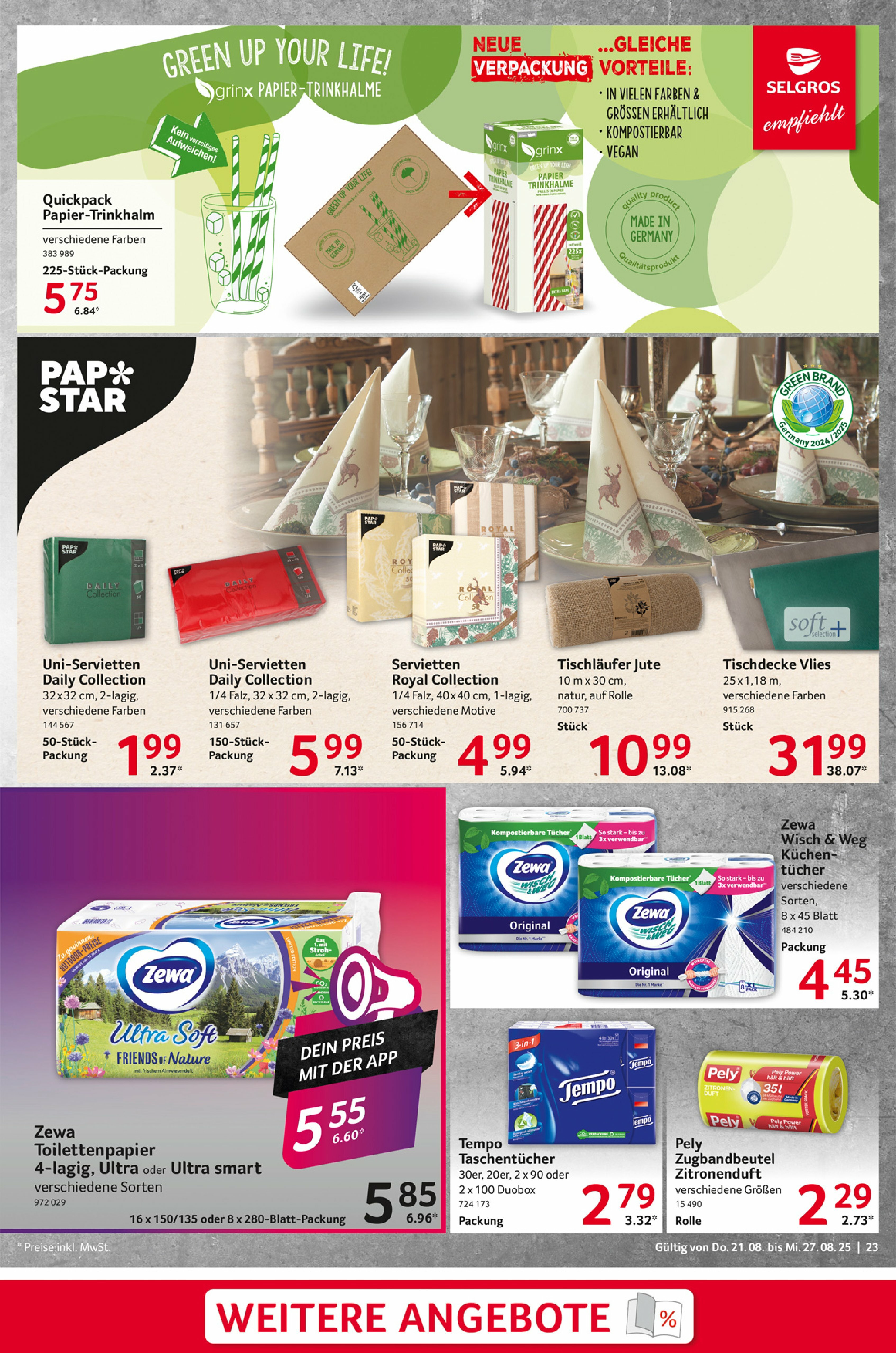 selgros - Selgros - Food-Prospekt gültig vom 21.08. bis 27.08. - page: 23