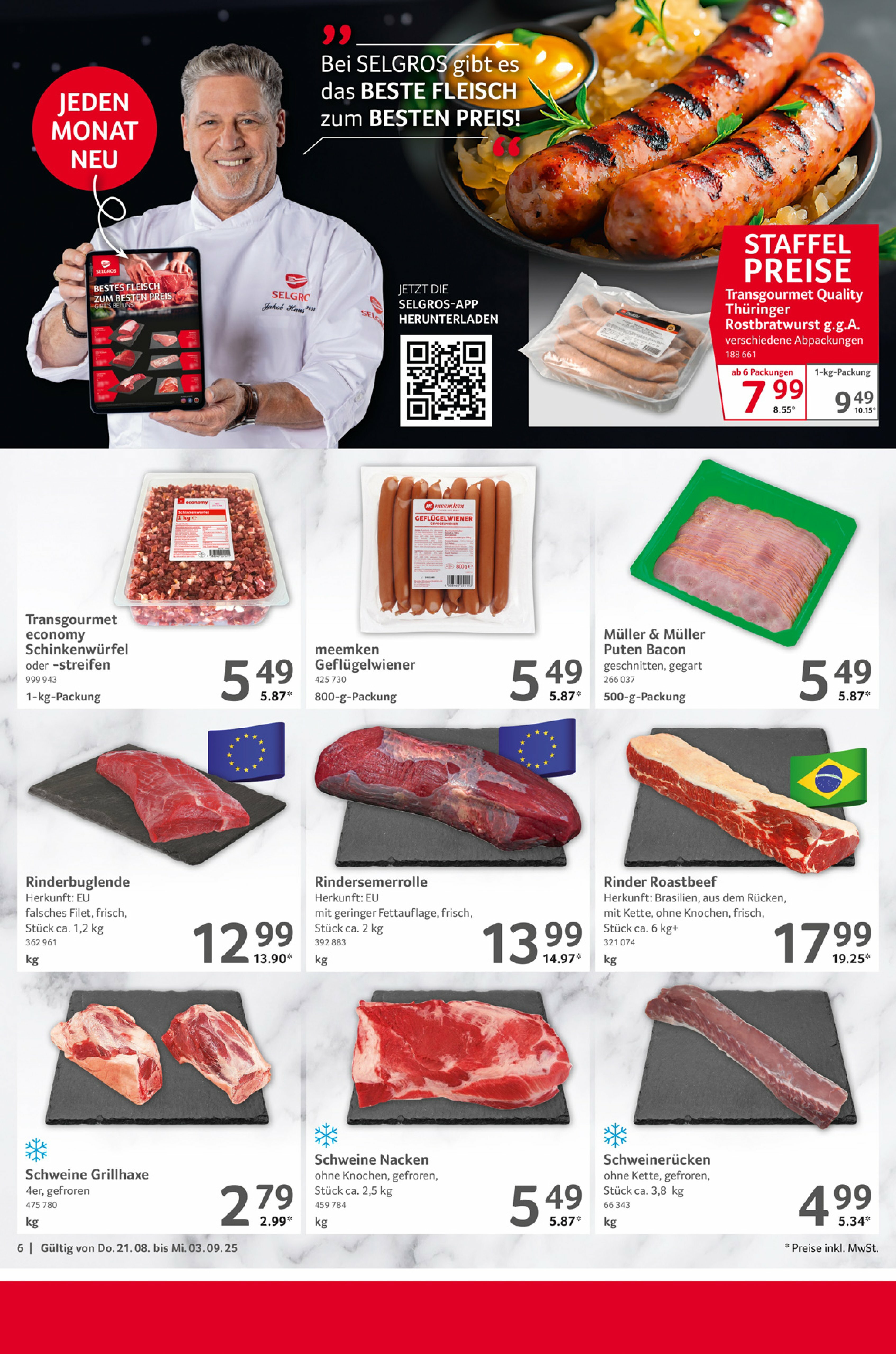 selgros - Selgros - Gastronomie-Prospekt gültig vom 21.08. bis 03.09. - page: 6