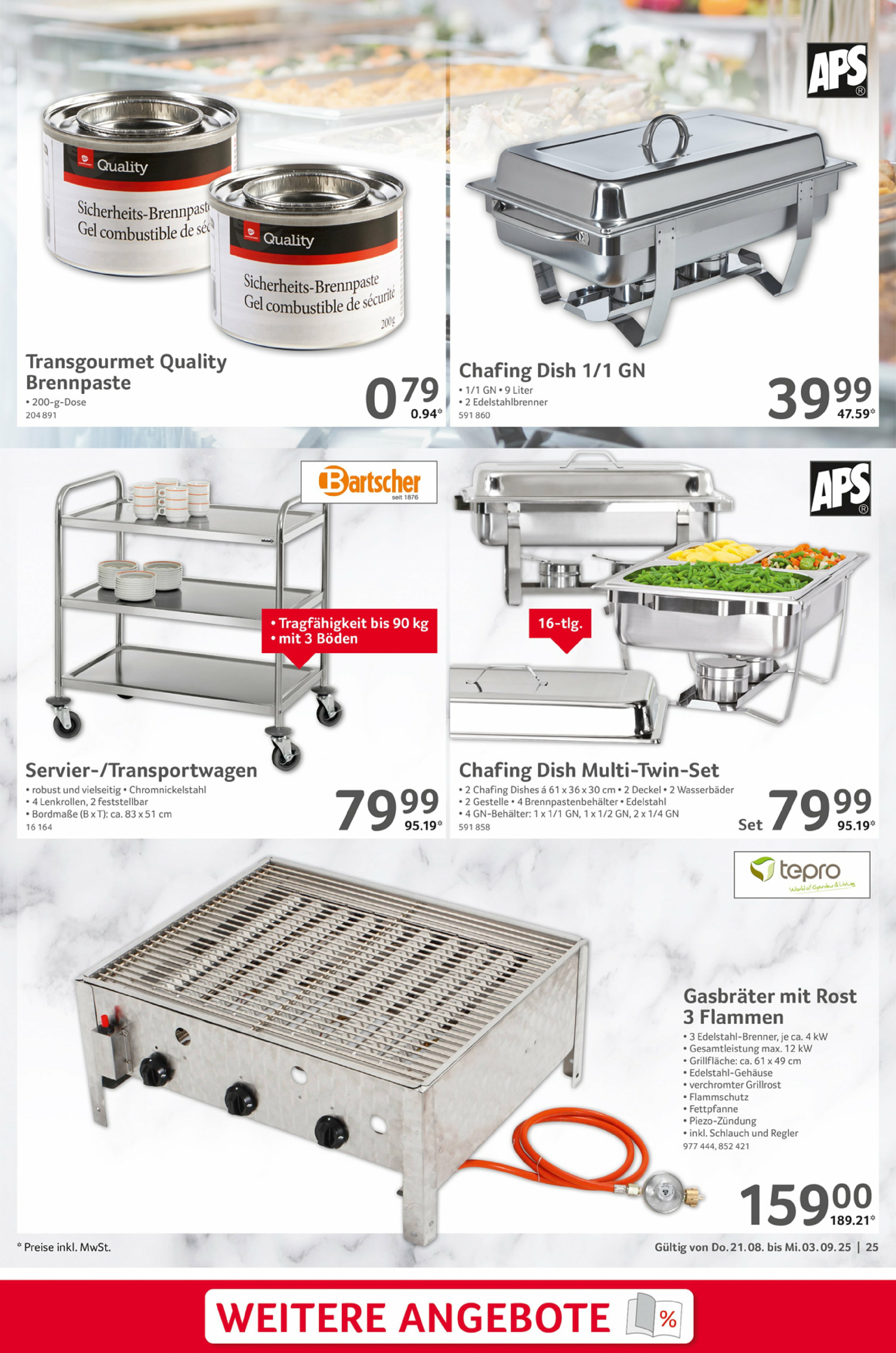 selgros - Selgros - Gastronomie-Prospekt gültig vom 21.08. bis 03.09. - page: 25