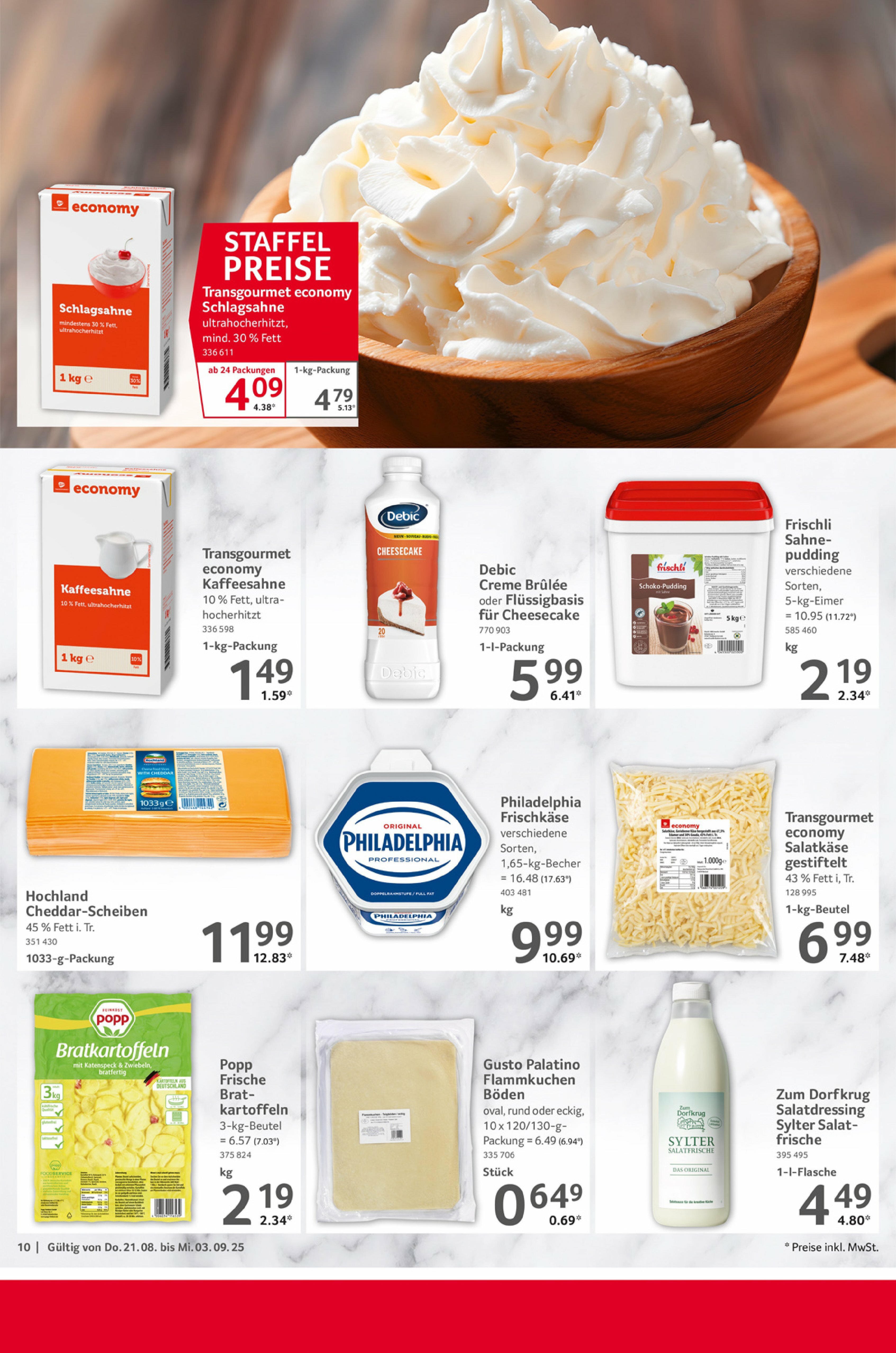 selgros - Selgros - Gastronomie-Prospekt gültig vom 21.08. bis 03.09. - page: 10