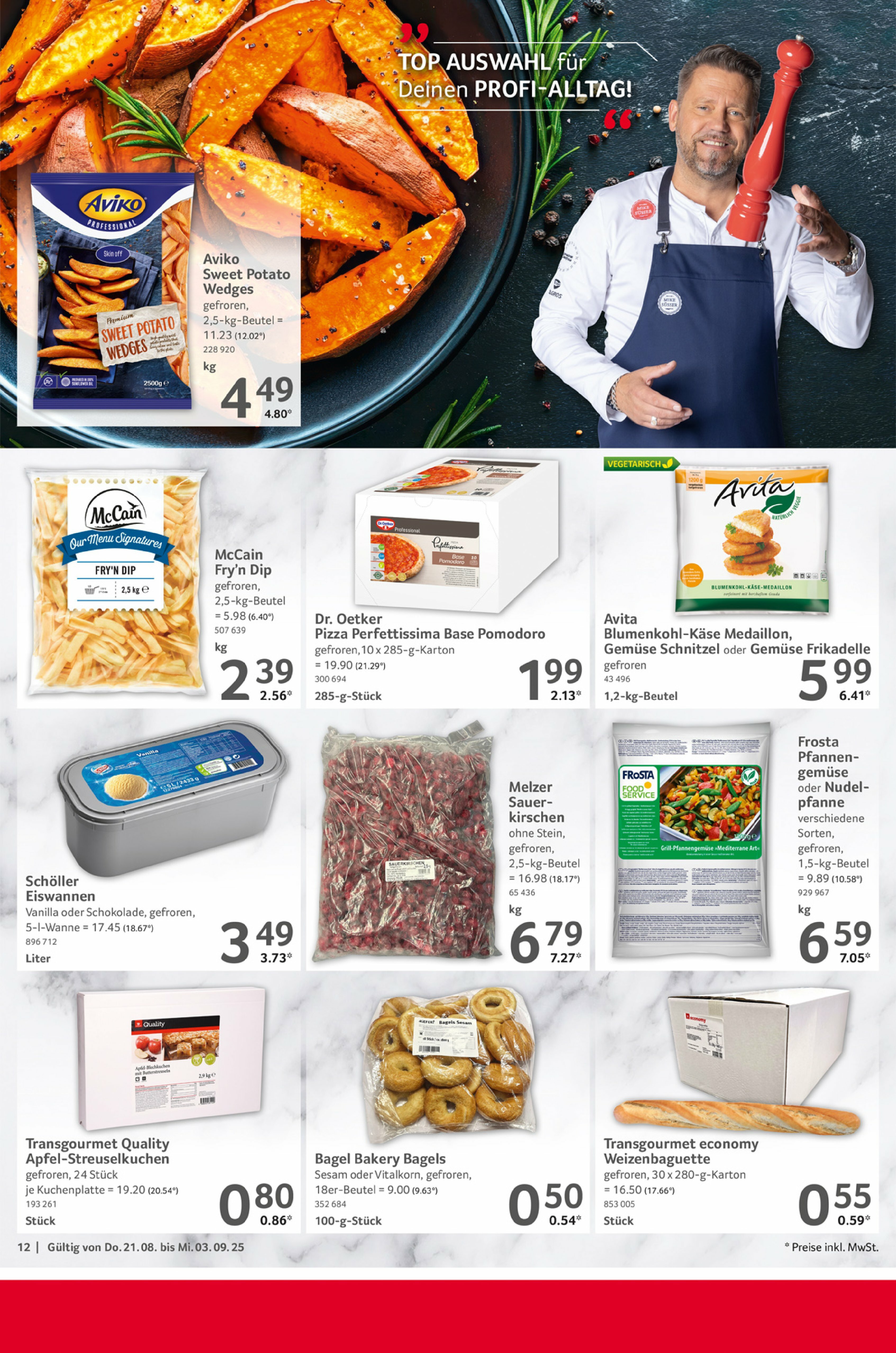 selgros - Selgros - Gastronomie-Prospekt gültig vom 21.08. bis 03.09. - page: 12