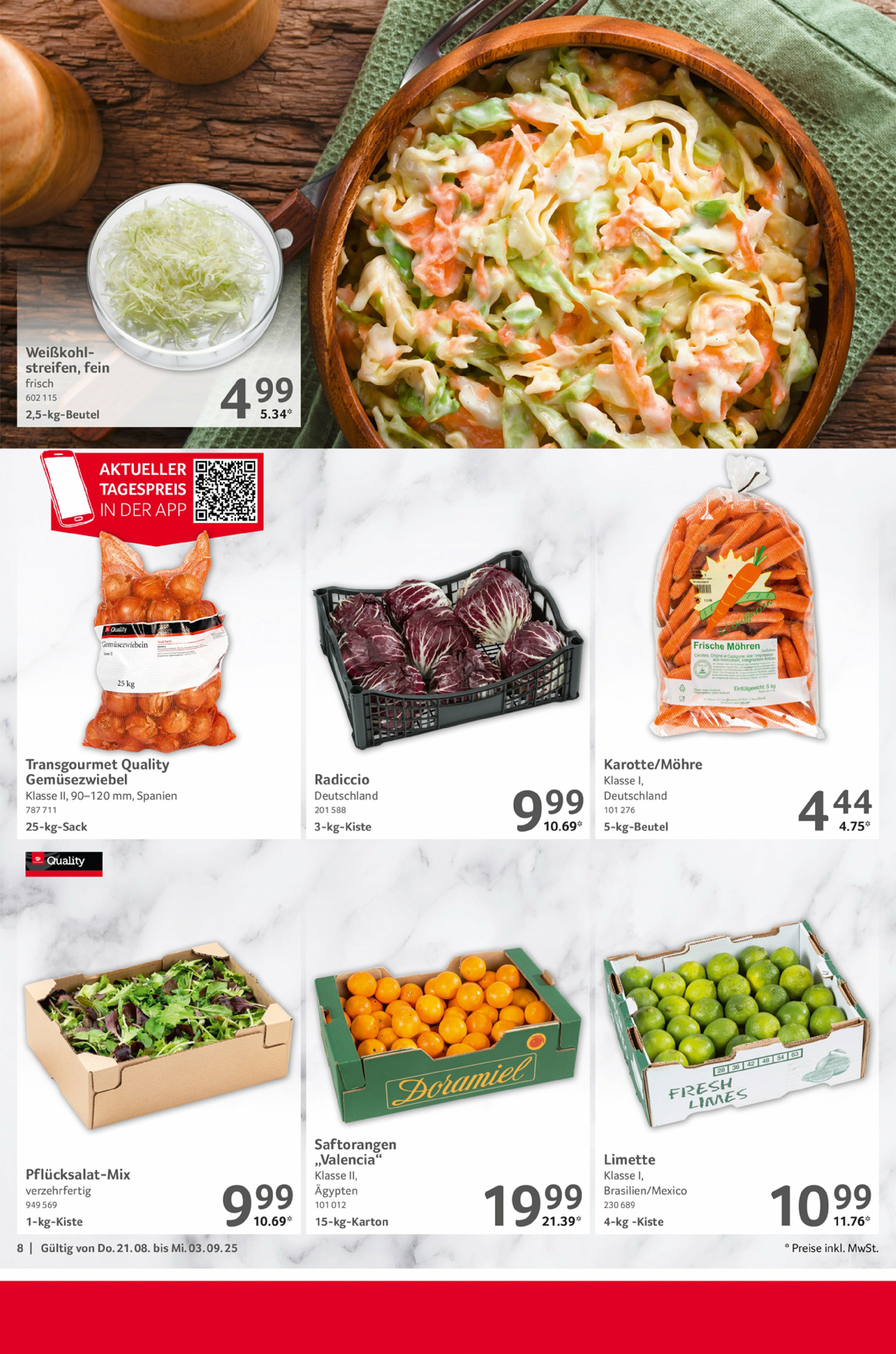 selgros - Selgros - Gastronomie-Prospekt gültig vom 21.08. bis 03.09. - page: 8