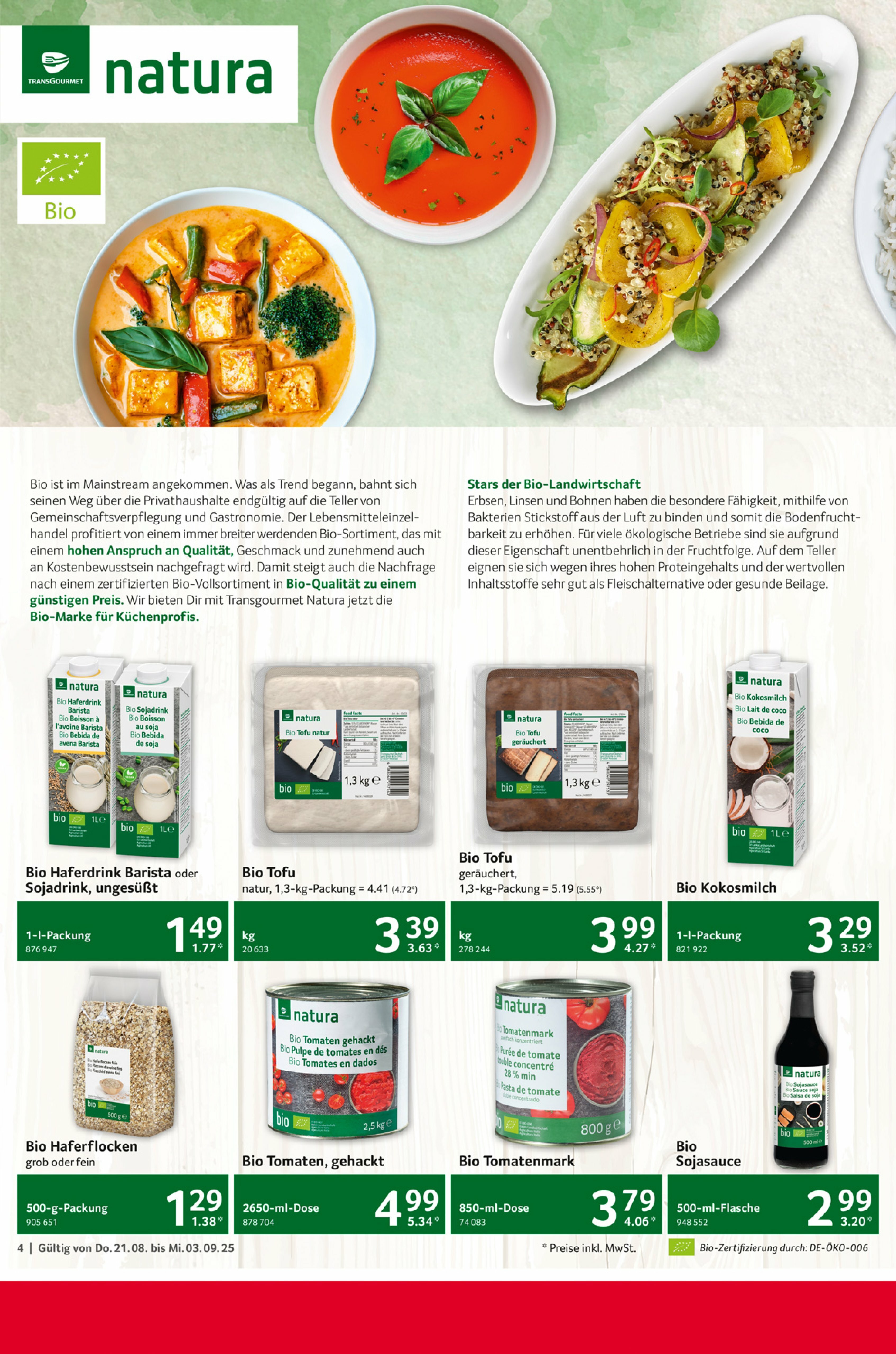 selgros - Selgros - Gastronomie-Prospekt gültig vom 21.08. bis 03.09. - page: 4