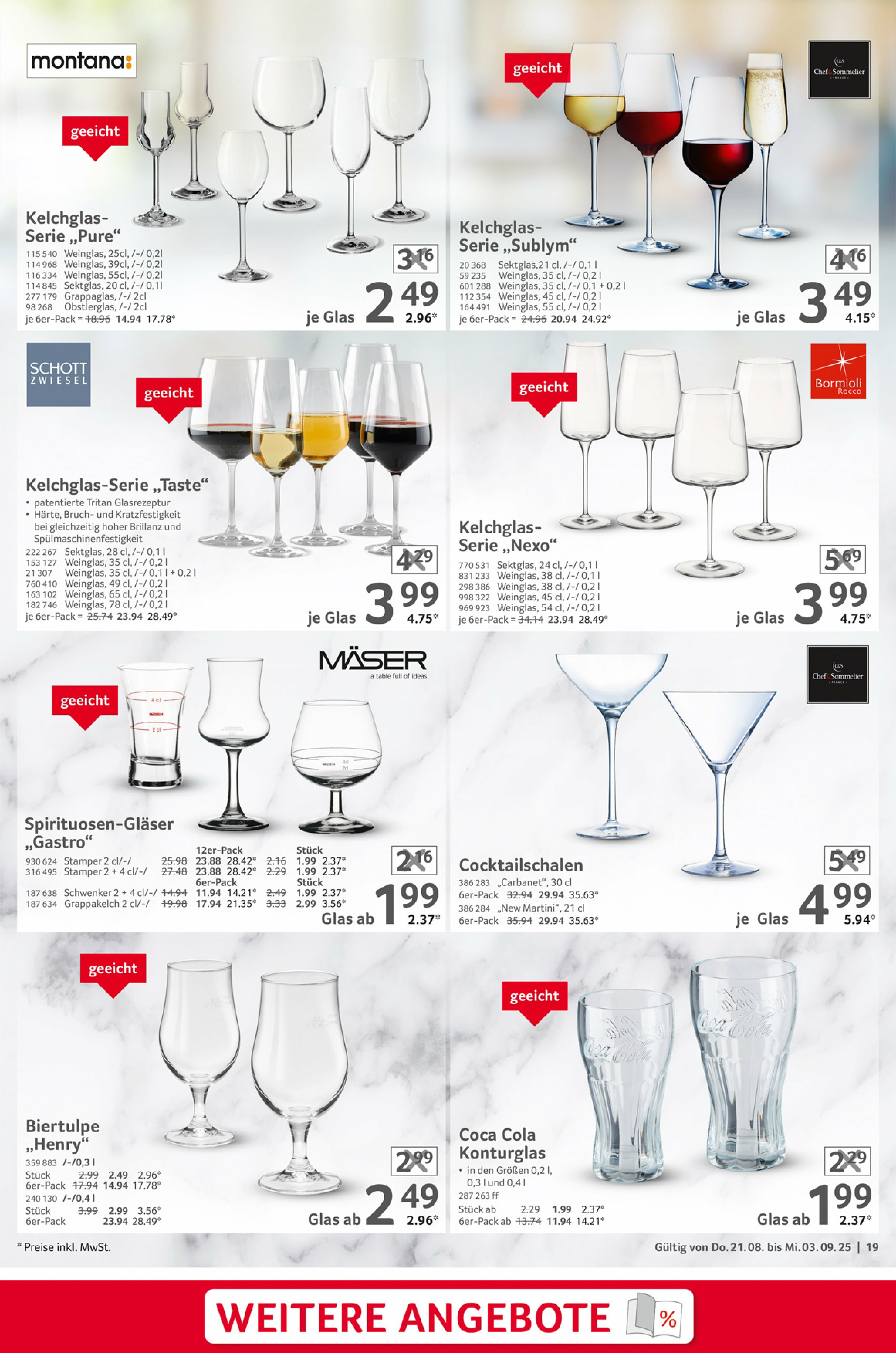 selgros - Selgros - Gastronomie-Prospekt gültig vom 21.08. bis 03.09. - page: 19