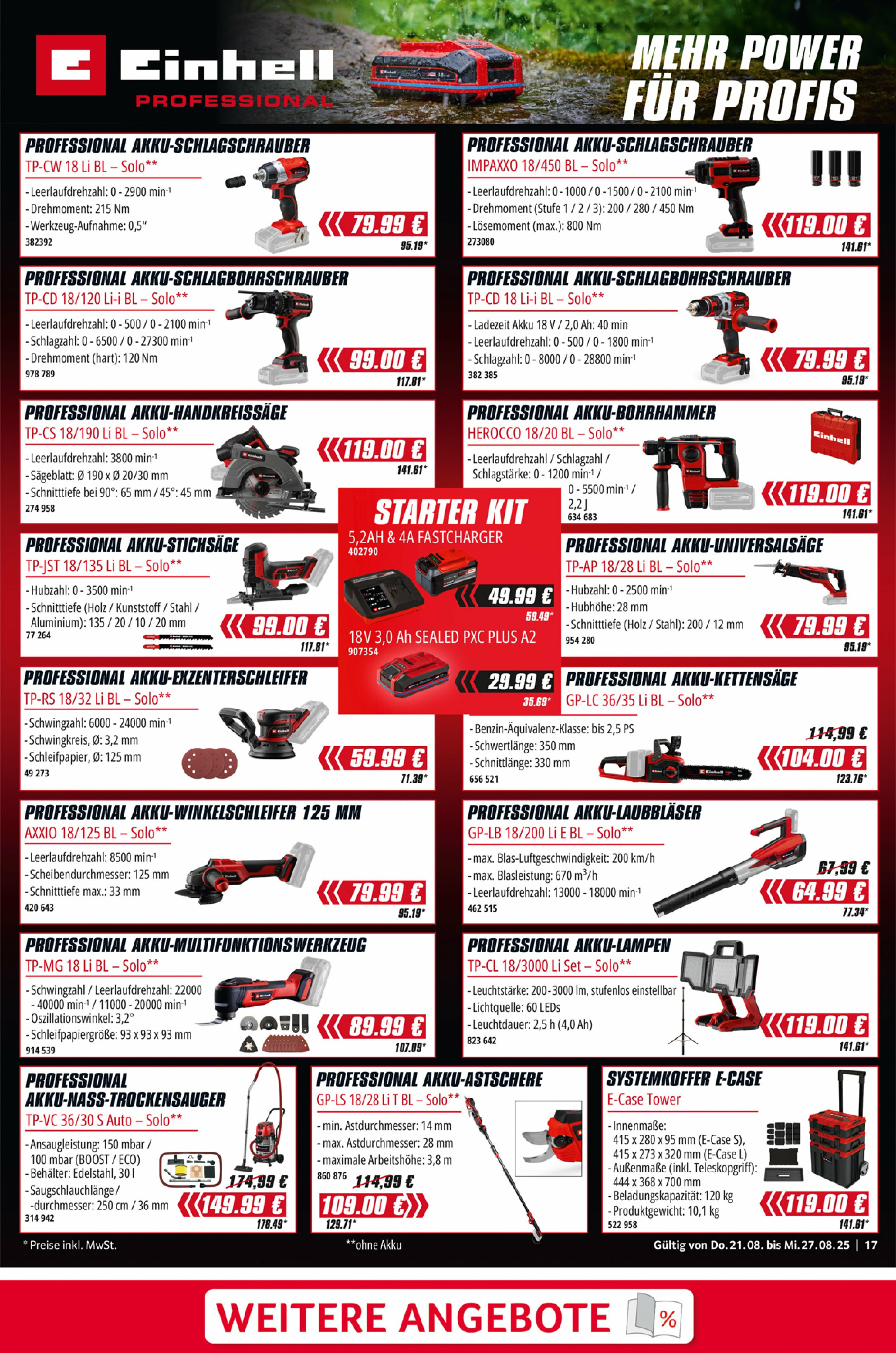 selgros - Selgros - Non Food-Prospekt gültig vom 21.08. bis 27.08. - page: 17