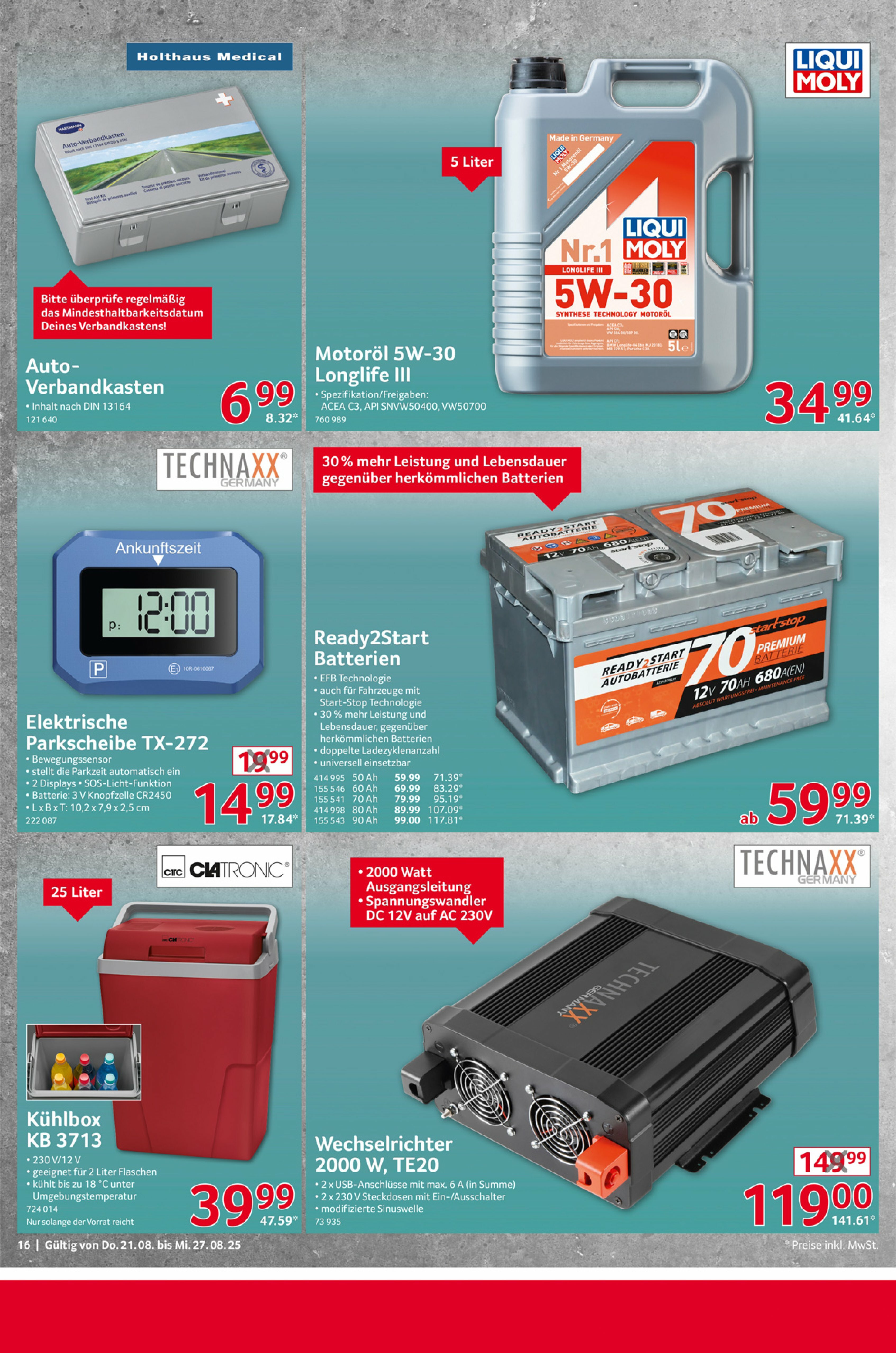 selgros - Selgros - Non Food-Prospekt gültig vom 21.08. bis 27.08. - page: 16