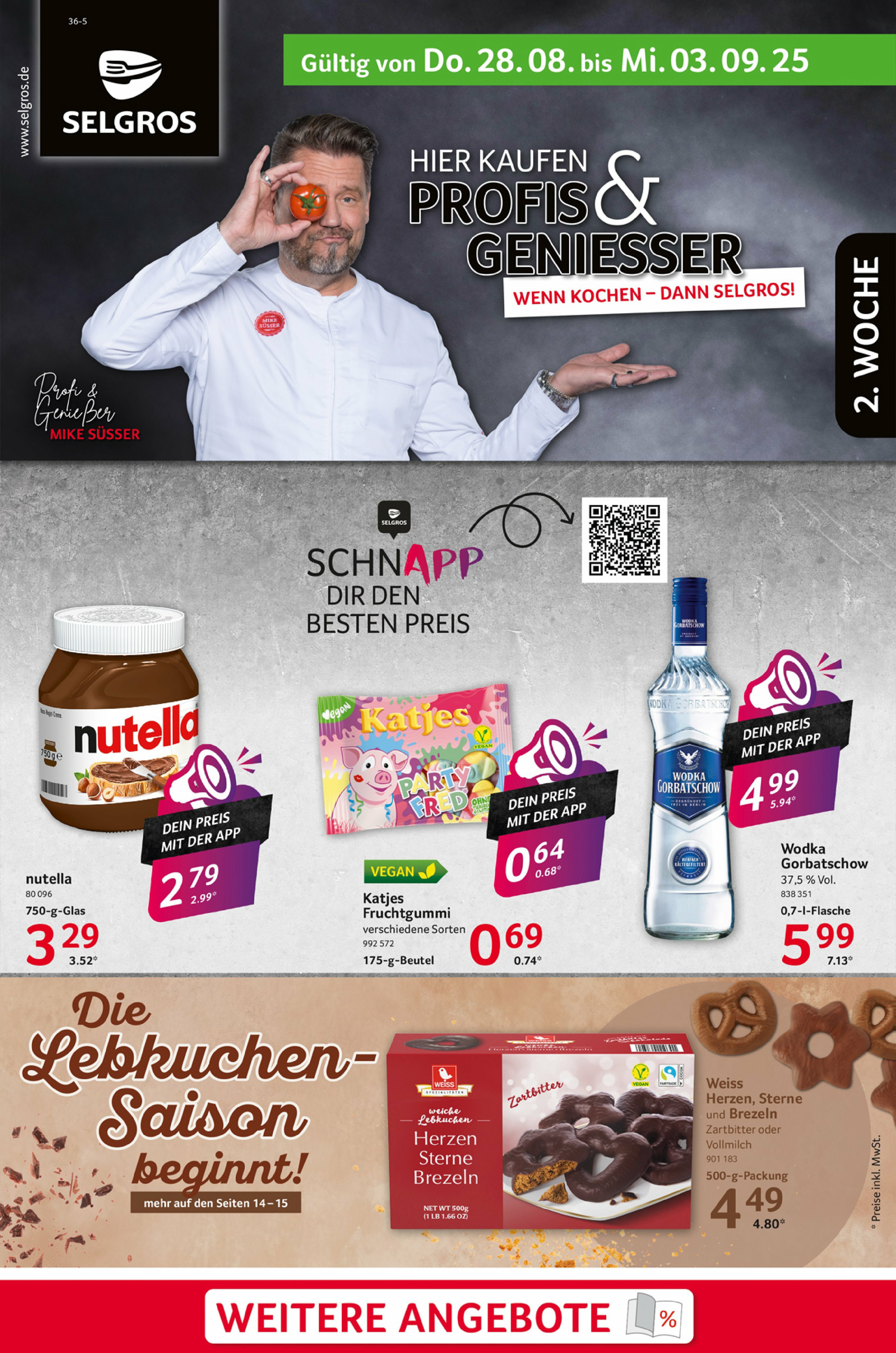 selgros - Selgros - Food-Prospekt gültig vom 28.08. bis 03.09.