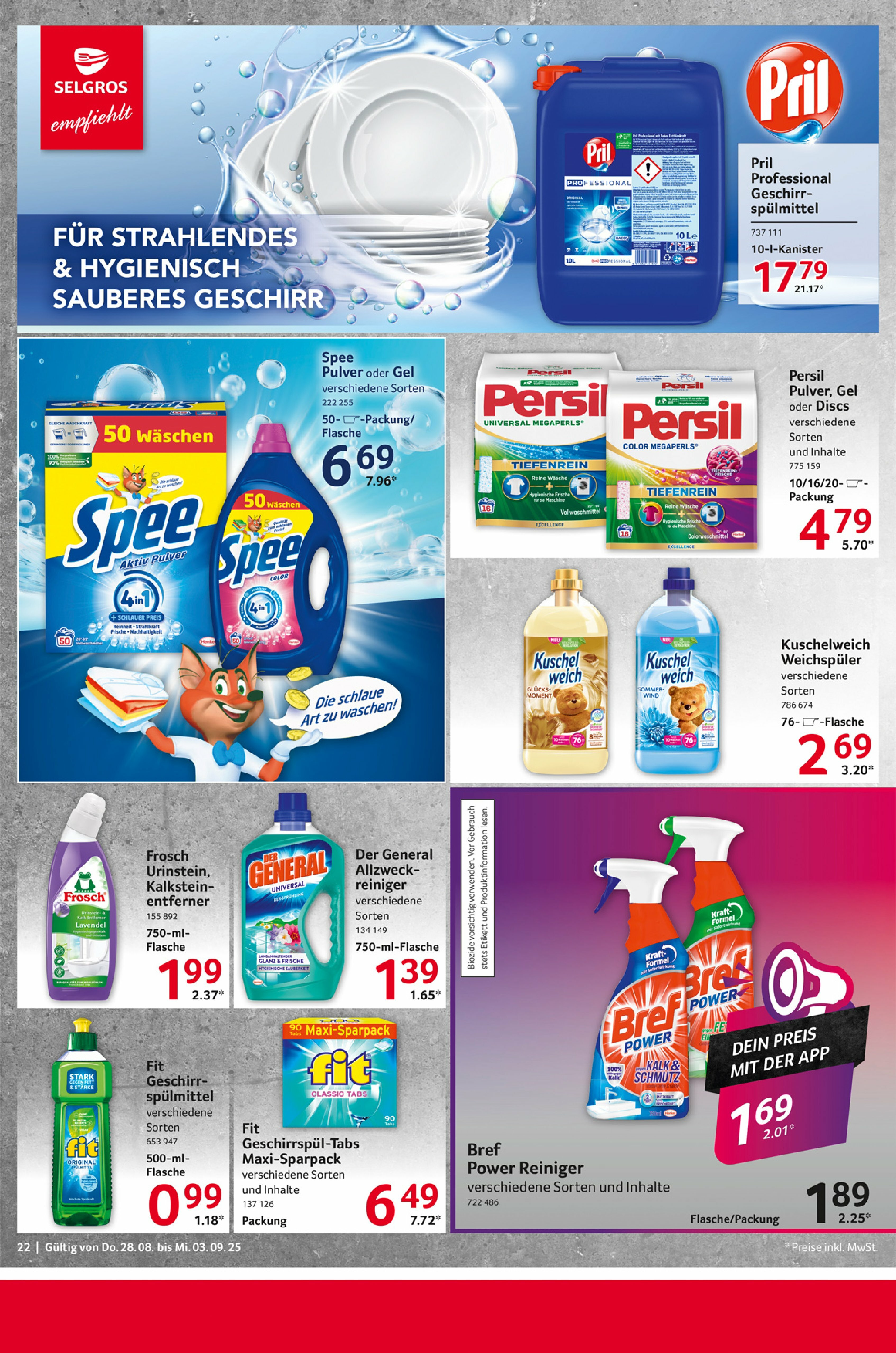 selgros - Selgros - Food-Prospekt gültig vom 28.08. bis 03.09. - page: 22