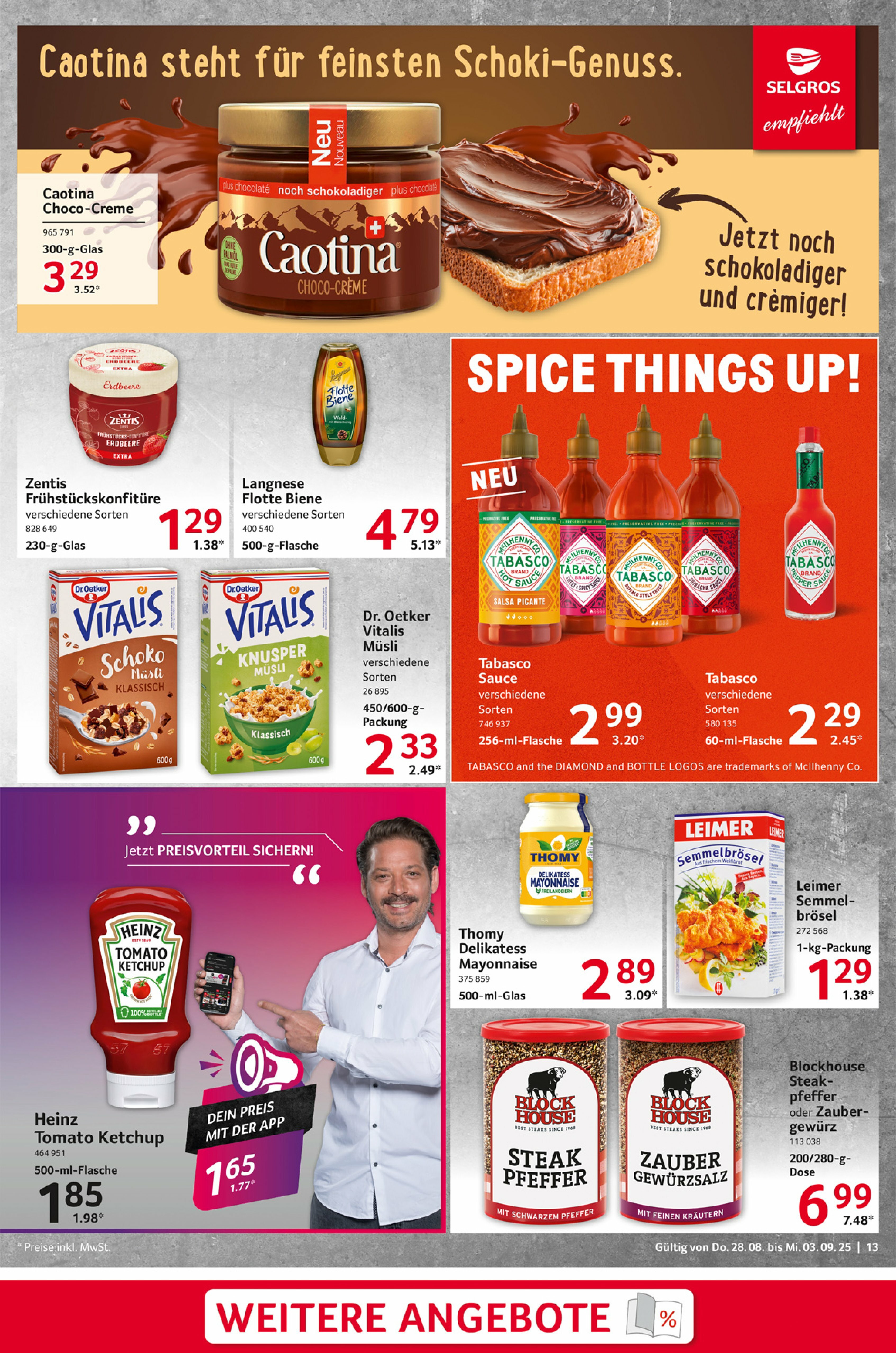 selgros - Selgros - Food-Prospekt gültig vom 28.08. bis 03.09. - page: 13