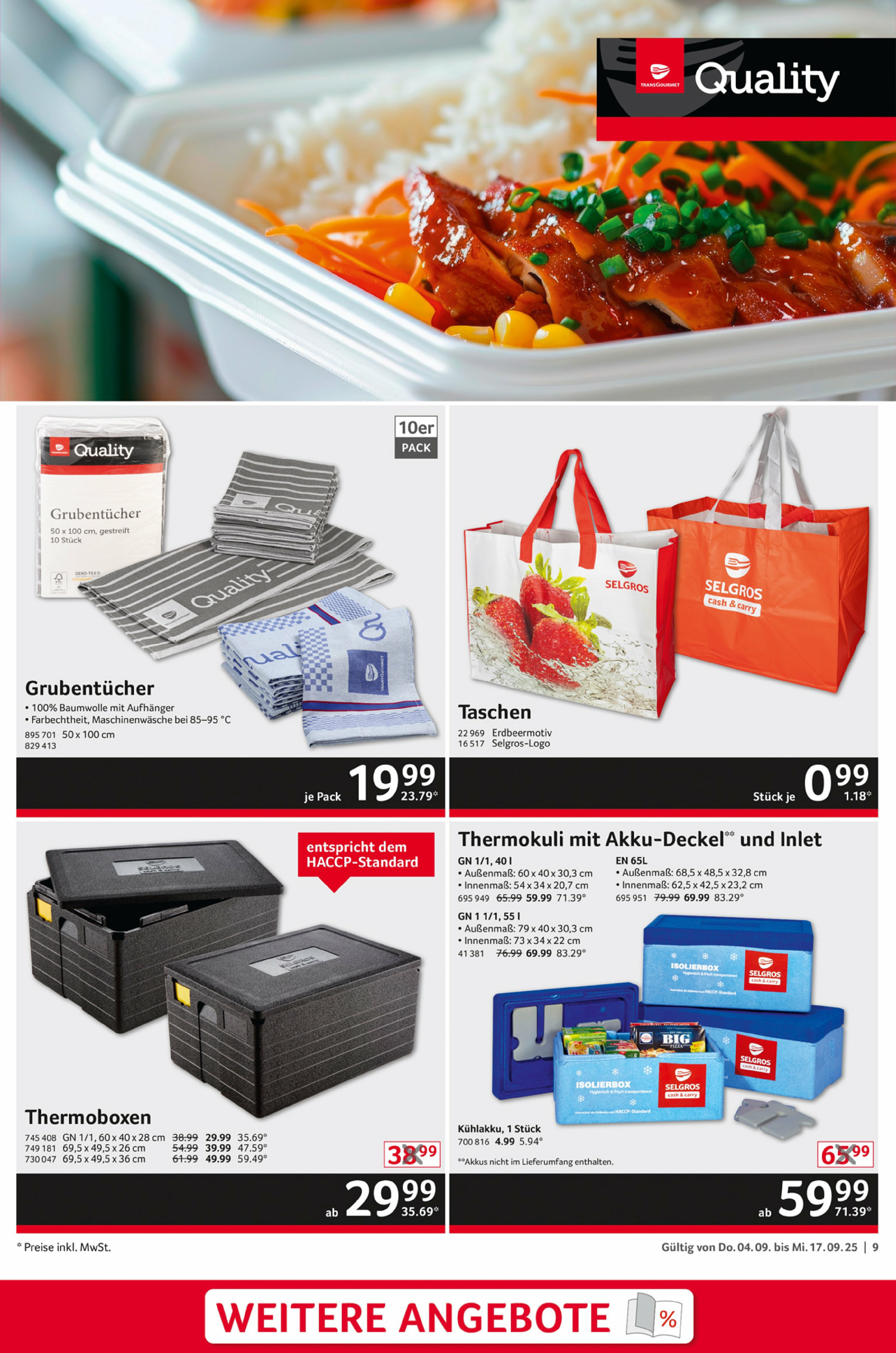 selgros - Selgros - Gastro-Prospekt gültig vom 04.09. bis 17.09. - page: 9