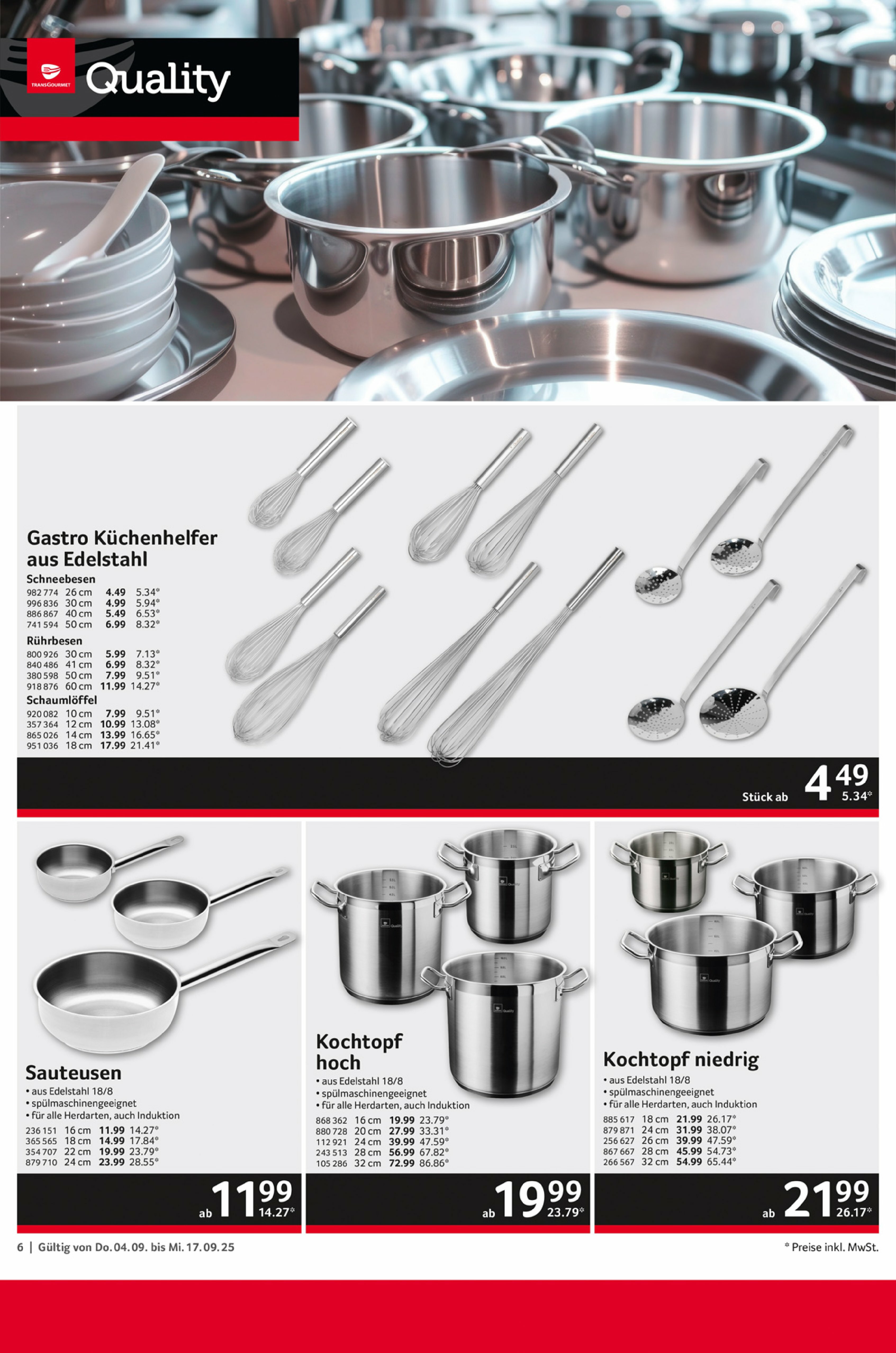 selgros - Selgros - Gastro-Prospekt gültig vom 04.09. bis 17.09. - page: 6
